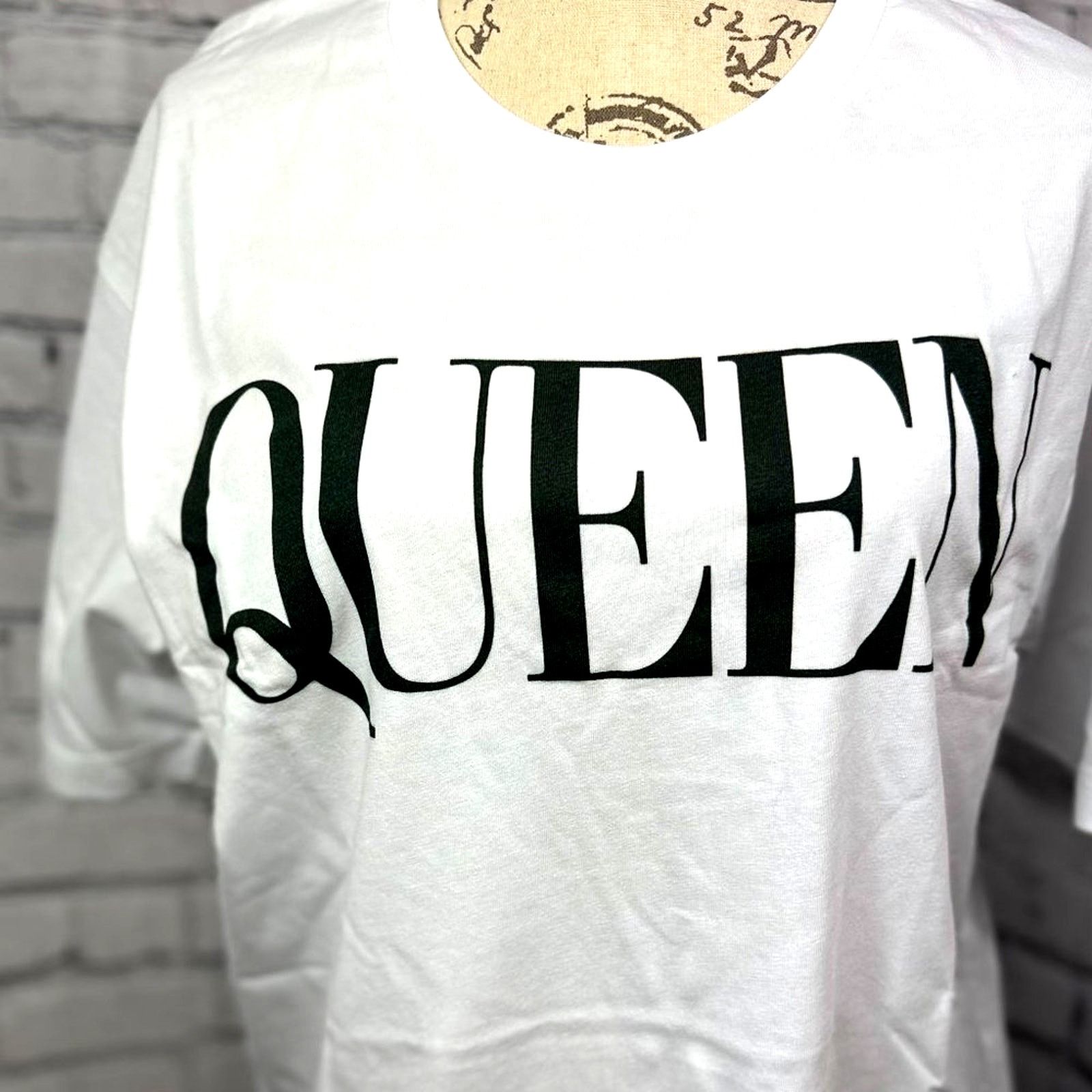 Other Queen White with Black Letters Tee Shirt - L Size L / US 10 / IT 46 - 5 Thumbnail