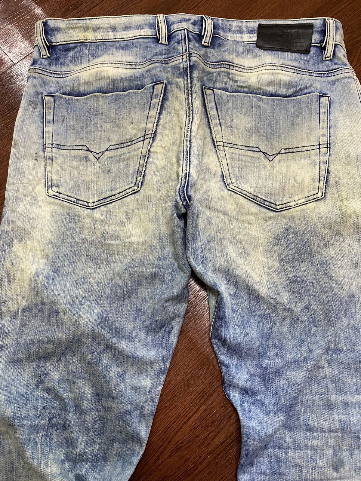 Diesel Black Gold Vintage Diesel Denim Vision Mud Wash Slim Jeans Size US 36 / EU 52 - 4 Thumbnail