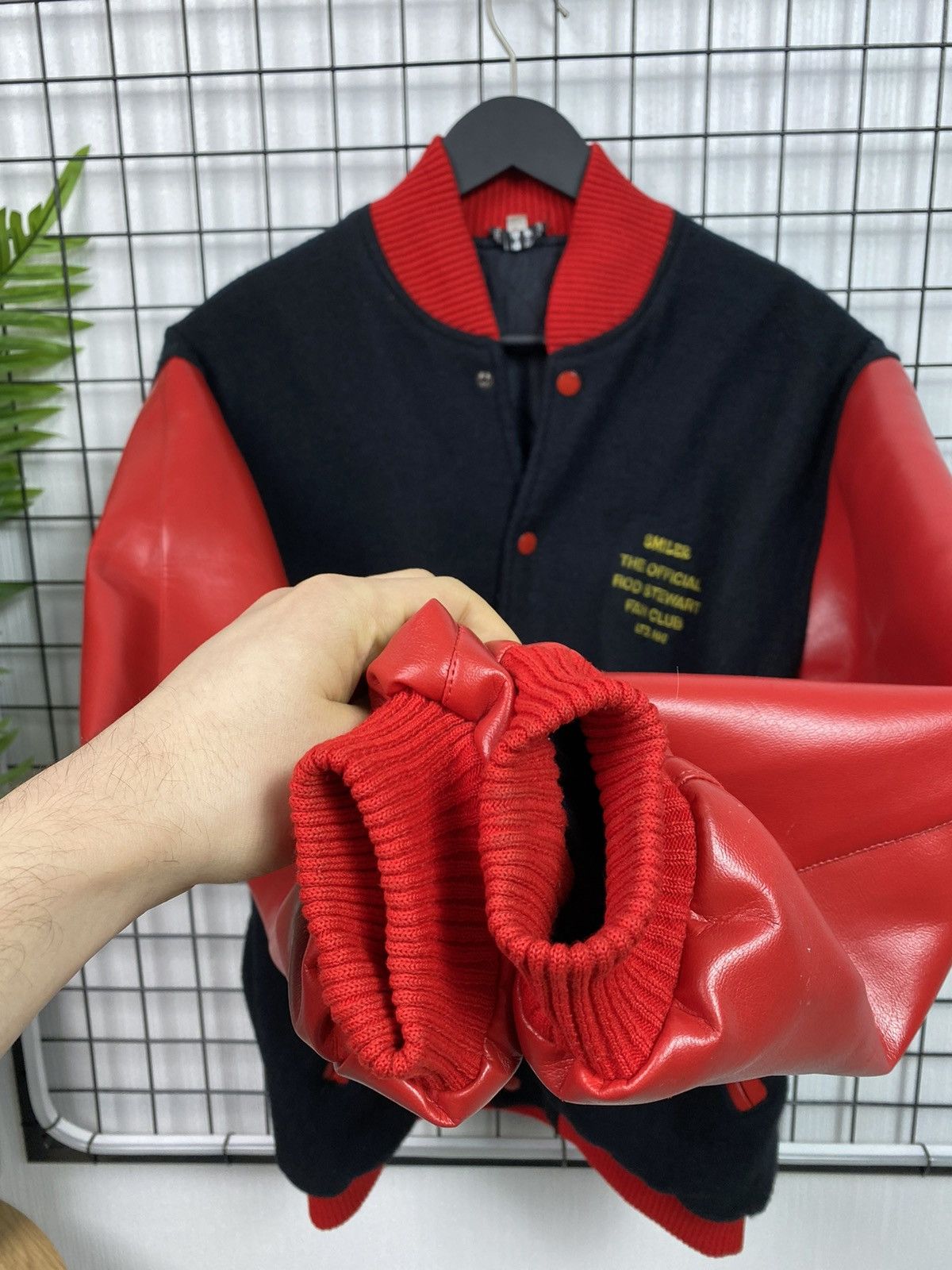 Band Tees × Vintage Super Rare Rod Stewart “Smiler” (album 1974) Varsity jacket Size US L / EU 52-54 / 3 - 10 Thumbnail