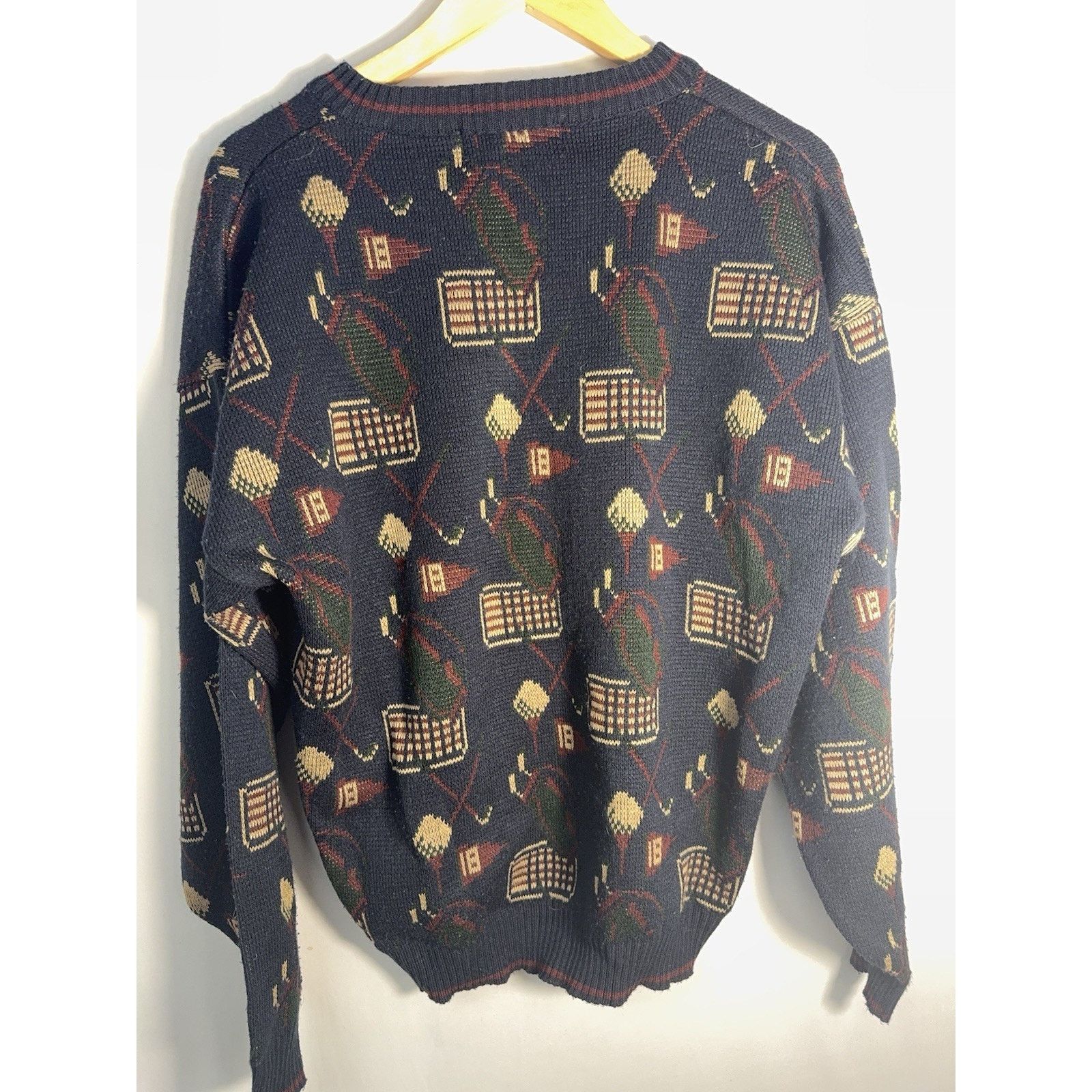 Other Vintage Golf Graphic Sweater Mens M 90s Dadcore Novelty Size US M / EU 48-50 / 2 - 6 Thumbnail