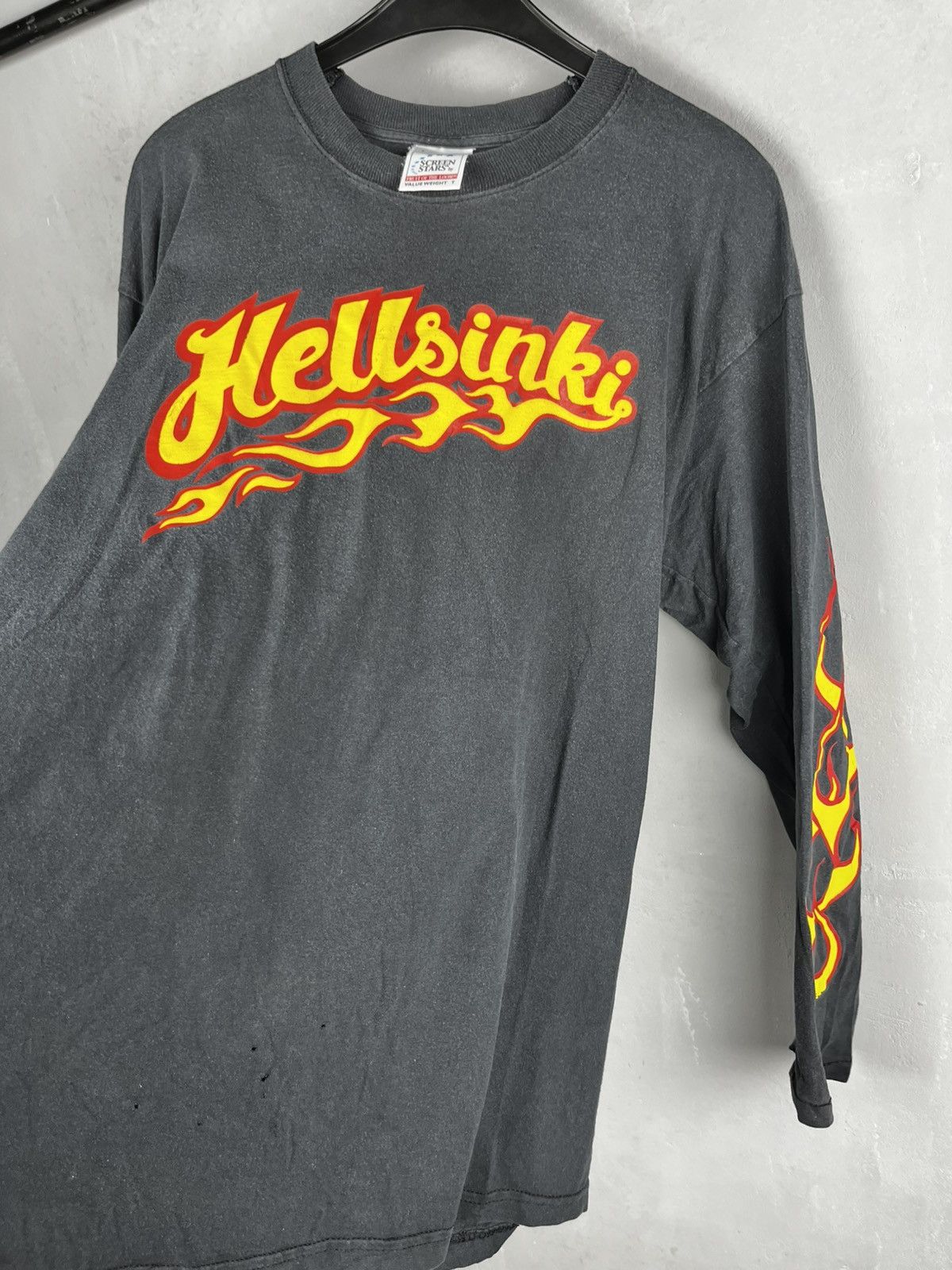 Vintage Hellsinri long sleeve Harley Davidson style Size US L / EU 52-54 / 3 - 13 Thumbnail