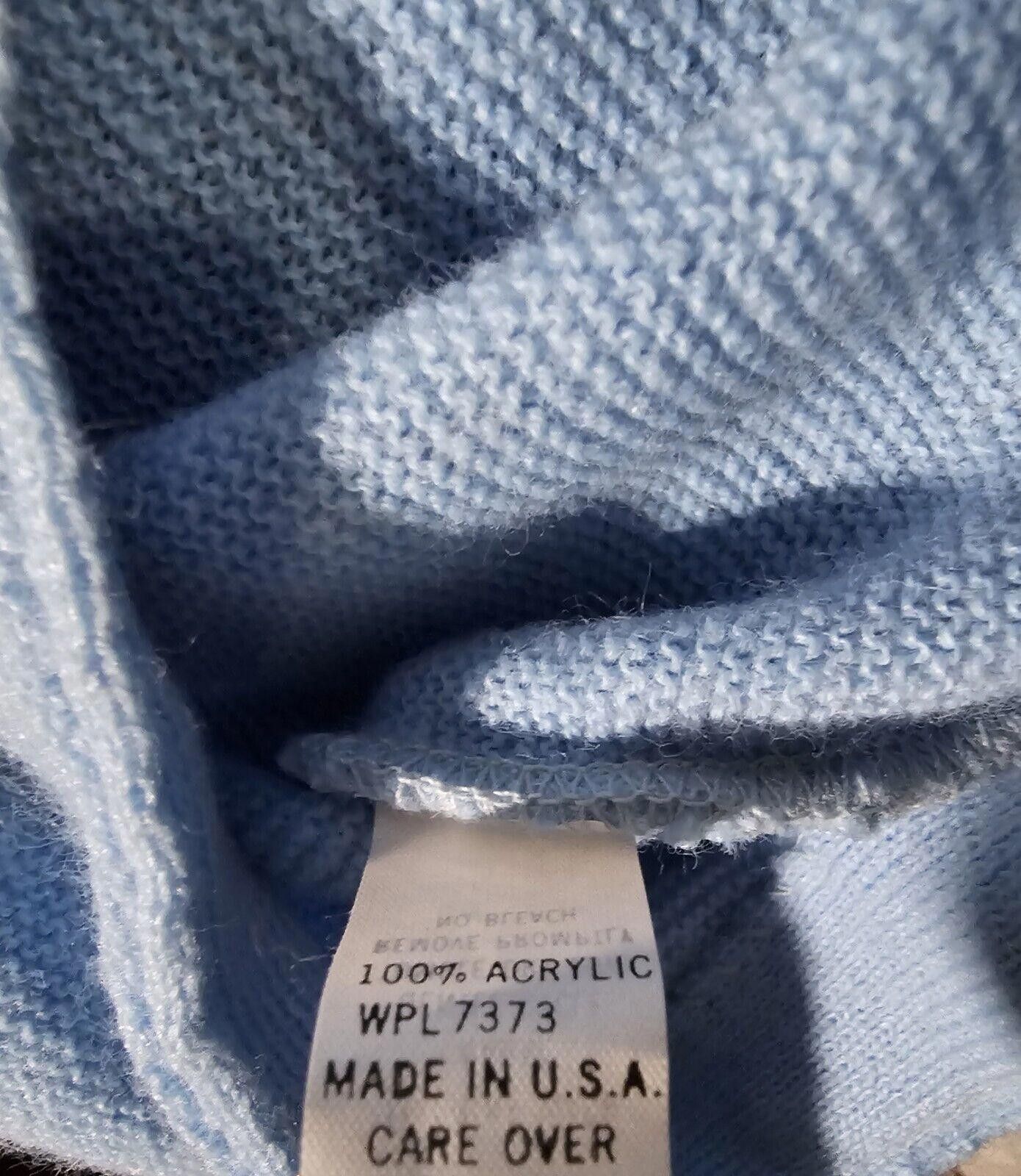 Designer I’m A Plum cardigan VNeck Sweater XL vintage Blue USA Made Size US XL / EU 56 / 4 - 10 Thumbnail