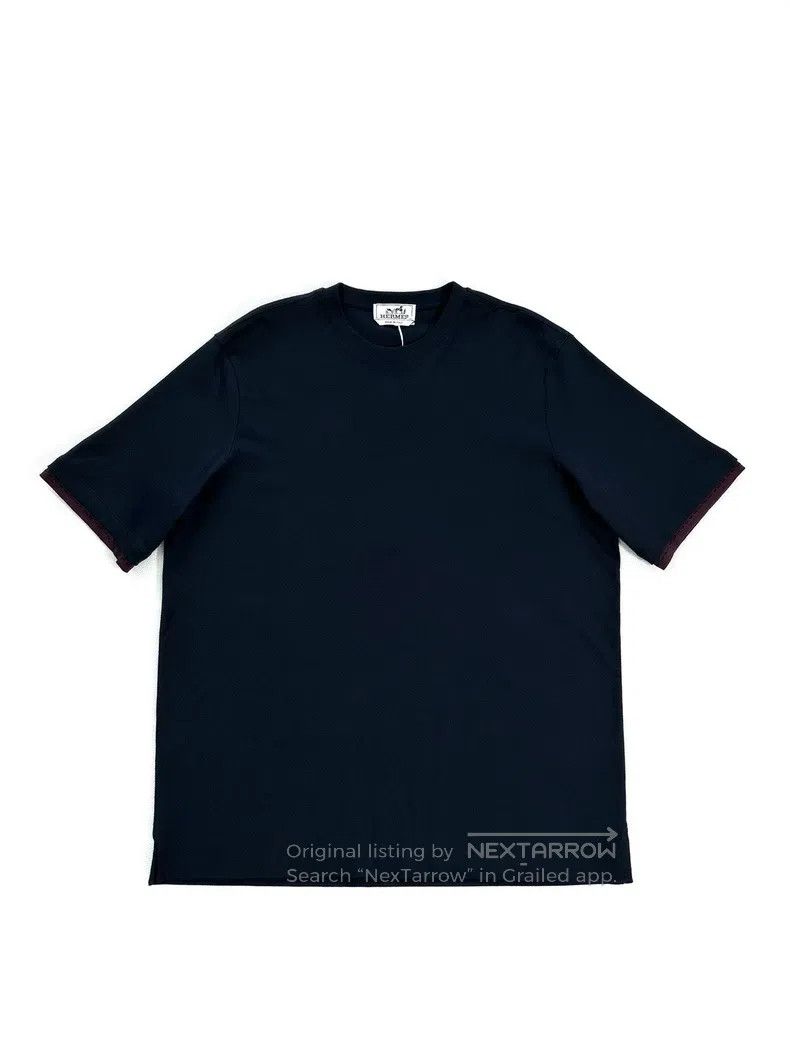 Hermes Hermes Men's round neck short-sleeve T-shirt Size US M / EU 48-50 / 2 - 1 Thumbnail
