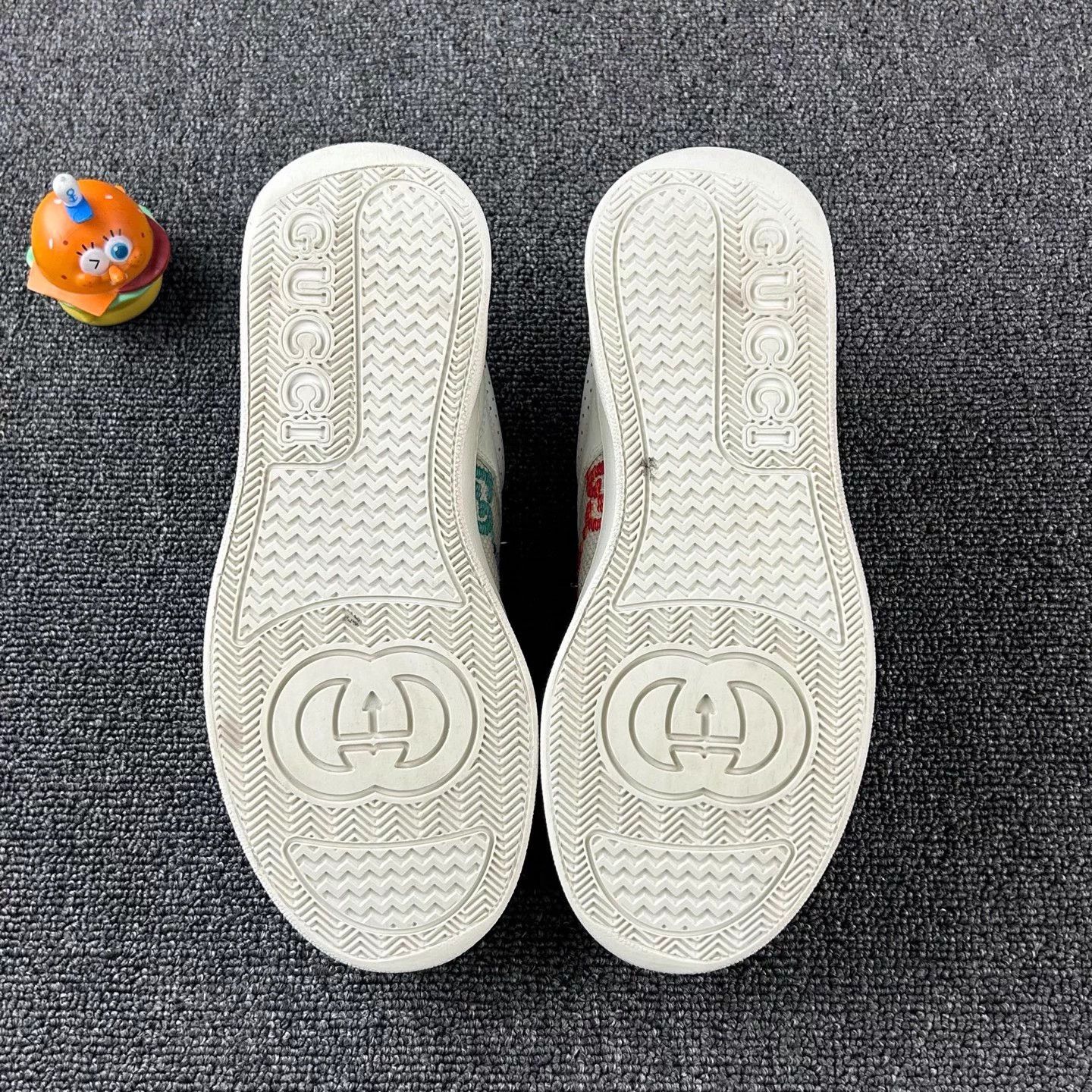 Gucci Gucci Embroidered Platform Biscuit Sneakers EUR 37.5 Size US 6.5 / IT 36.5 - 6 Thumbnail