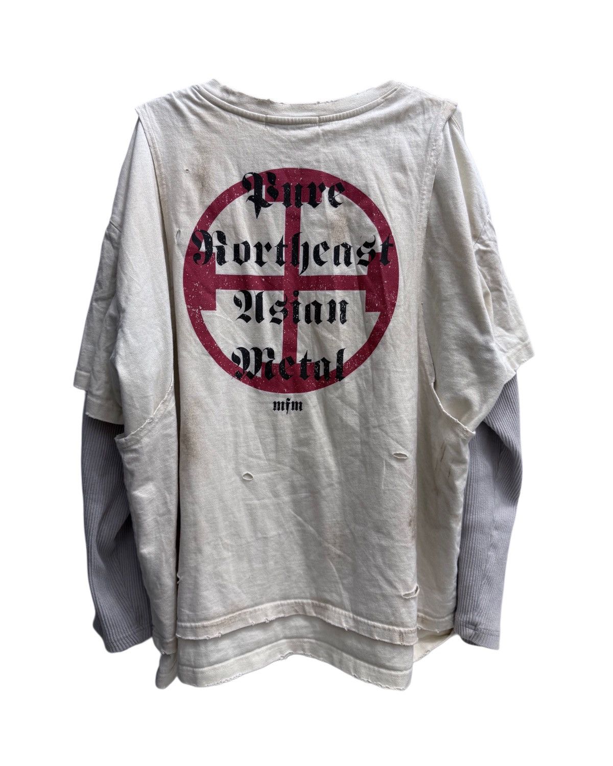 PROJECT G/R Project G/R x murd333r.fm “Asian Metal” Layered Longsleeve Size US L / EU 52-54 / 3 - 2 Thumbnail