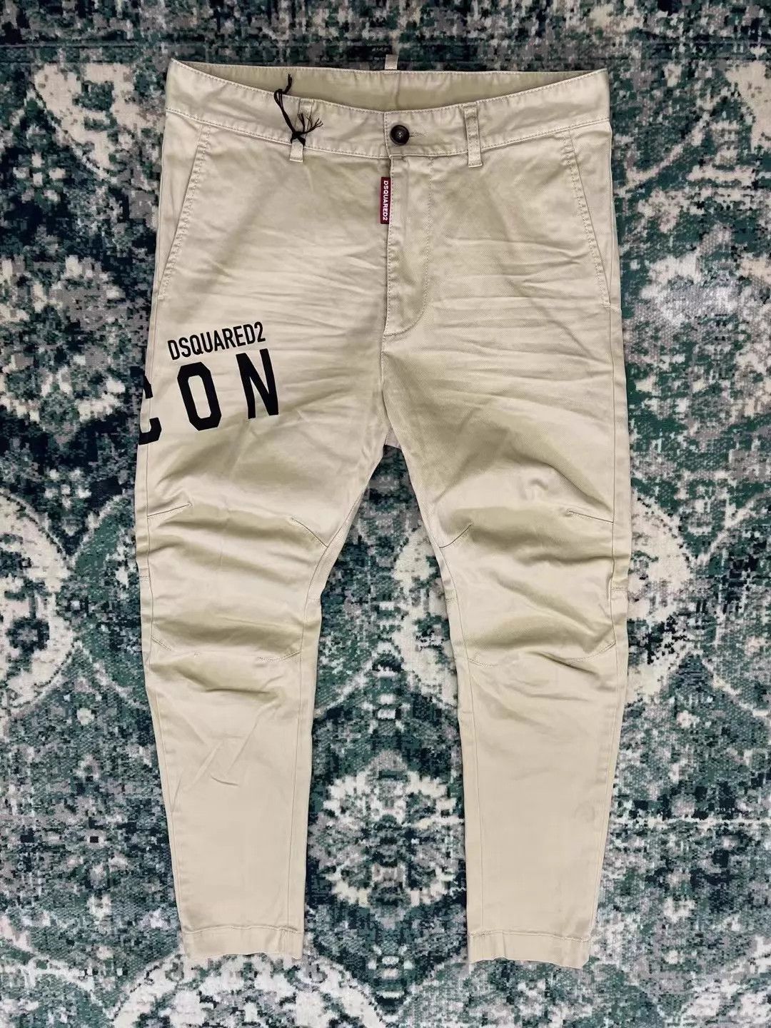 Dsquared2 Dsquared2 2022AW Khaki ICON Sexy Chino Cargo Pants Size US 28 / EU 44 - 1 Thumbnail