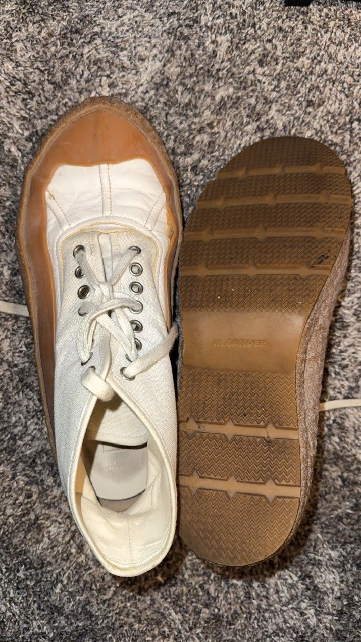Jil Sander Jil Sander - Mens White Sneaker High Top Size US 11 / EU 44 - 7 Thumbnail