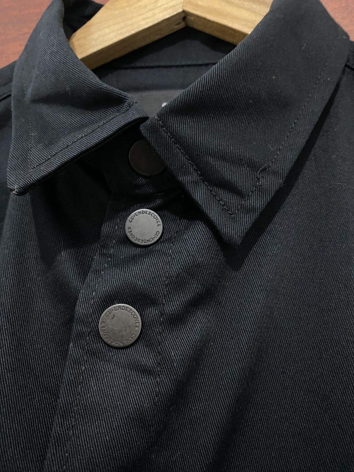 Jun Takahashi × Undercover 🔥 Gu X Undercover Field Military Black Utility Jacket Size US L / EU 52-54 / 3 - 11 Thumbnail
