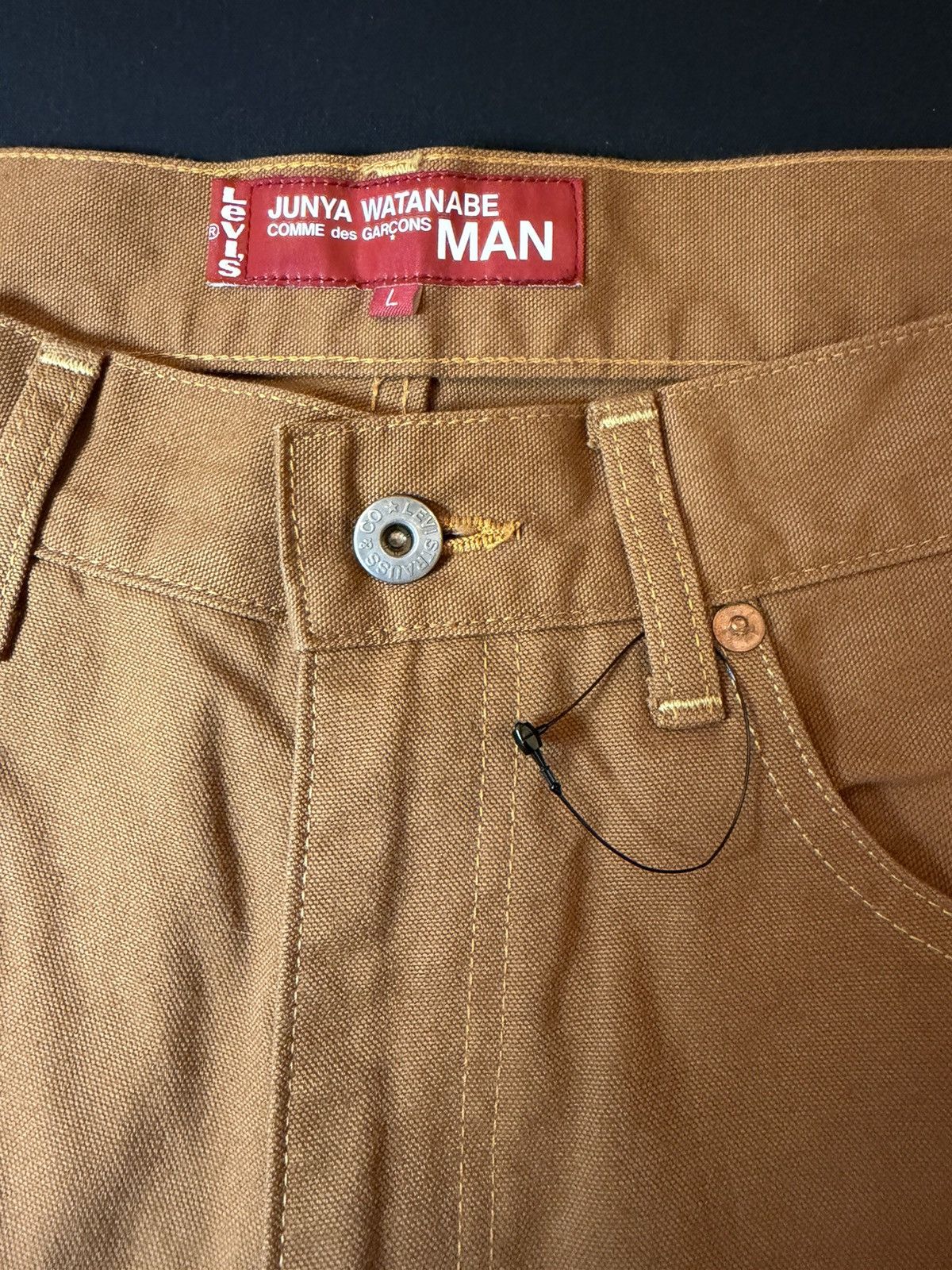 Other Levis x Junya Watanabe CDG Paint Splatter Brown Jeans Size US 37 - 11 Thumbnail
