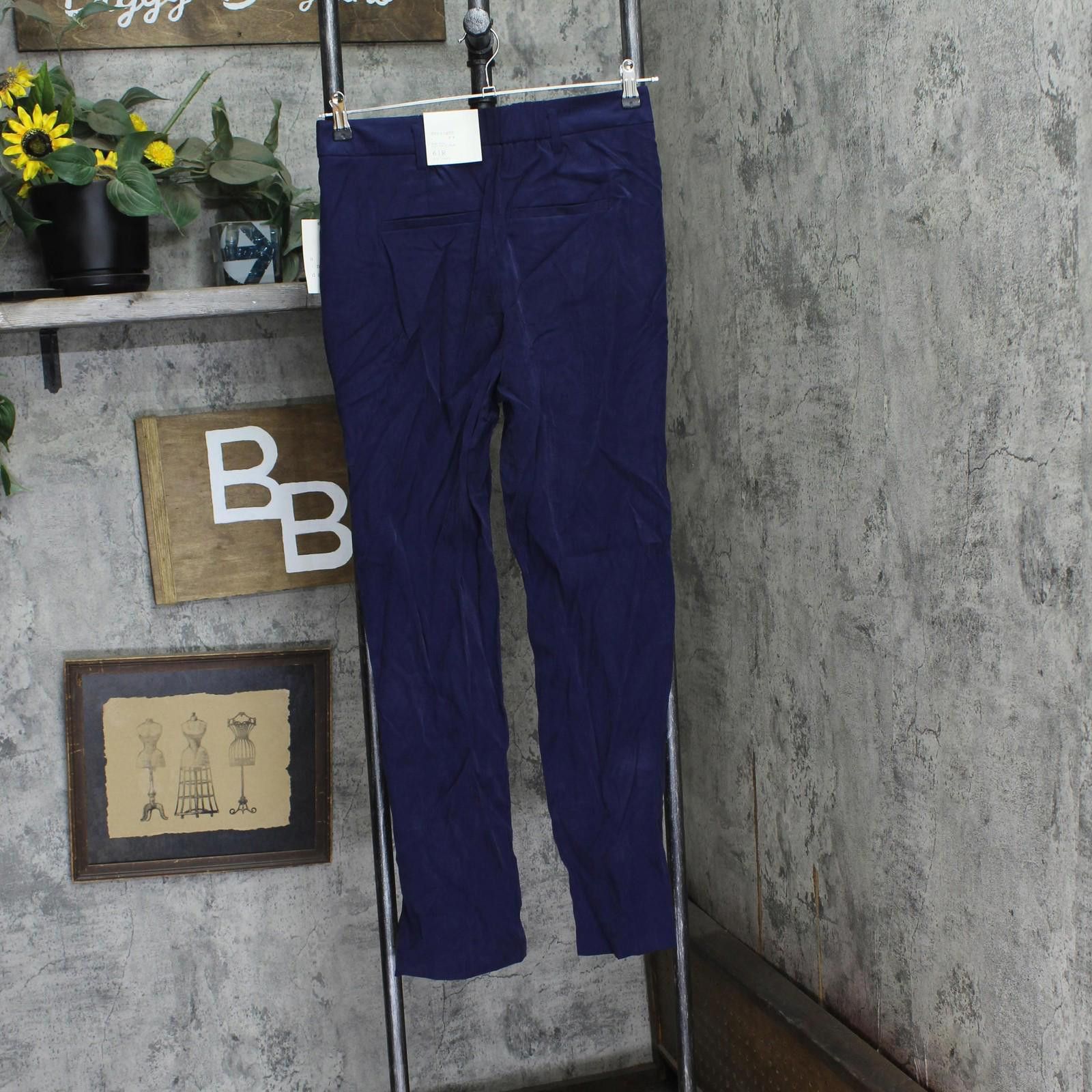 Other A New Day High-rise Stovepipe Trousers 93011182 Blue 6 Size 28" / US 6 / IT 42 - 2 Thumbnail