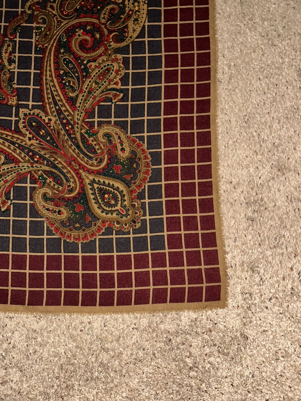 Dior Christian Dior Vintage Paisley Patterned 52x52” Scarf Size ONE SIZE - 13 Thumbnail