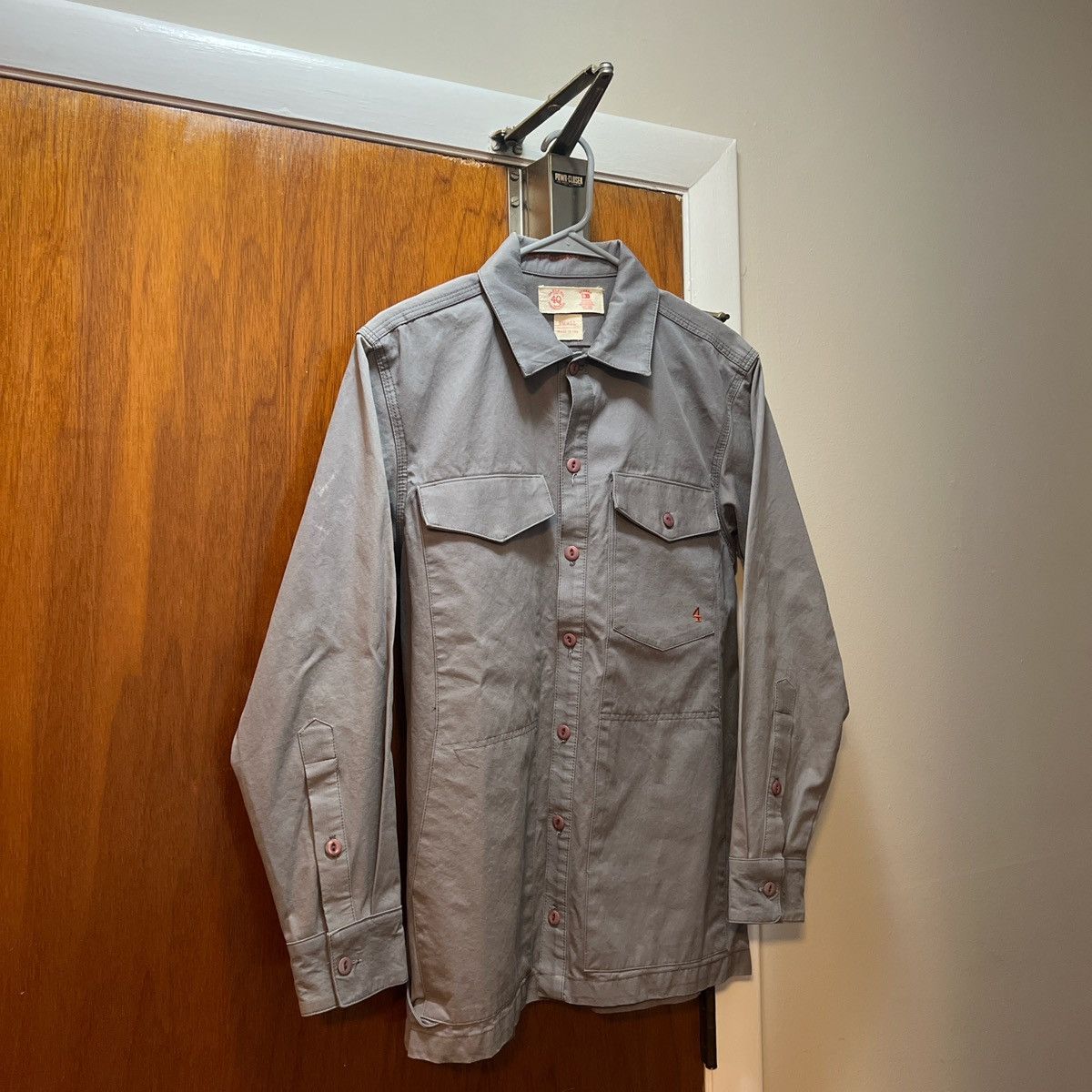 Fourstar Fourstar 4Q Chore Coat Max Schaff - Gray (S) Size US S / EU 44-46 / 1 - 1 Thumbnail
