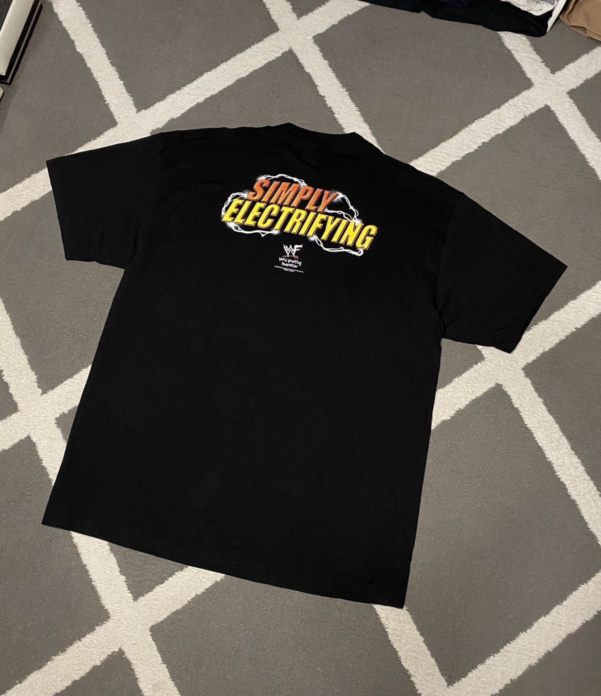Band Tees × Vintage × WWE Vintage 00’s 2000 WWF The Rock Dwayne Johnson men’s T-shirt Size US XL / EU 56 / 4 - 8 Thumbnail