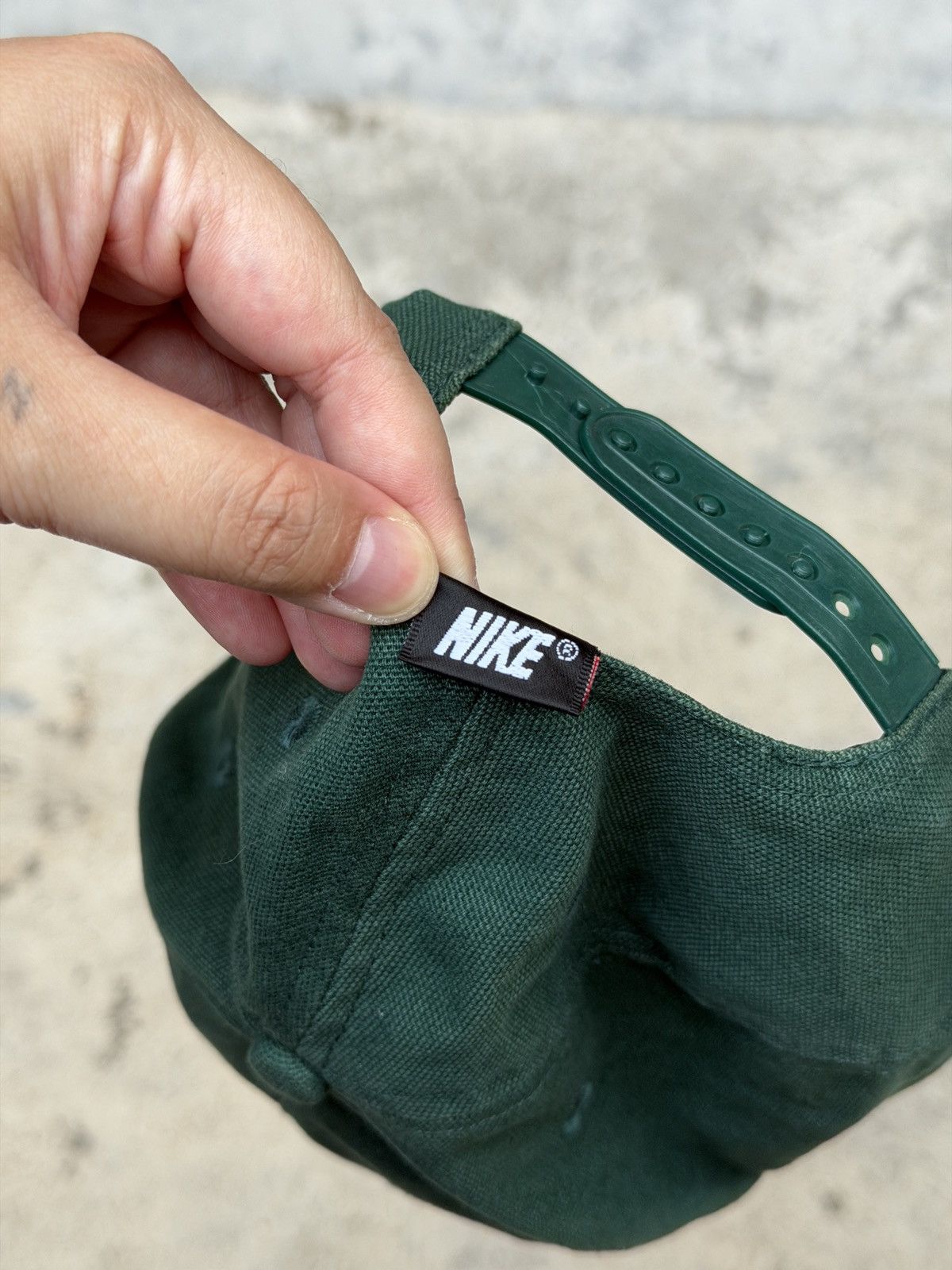 Nike Vintage Nike N-Logo Reflective 90's Cap Size ONE SIZE - 7 Thumbnail