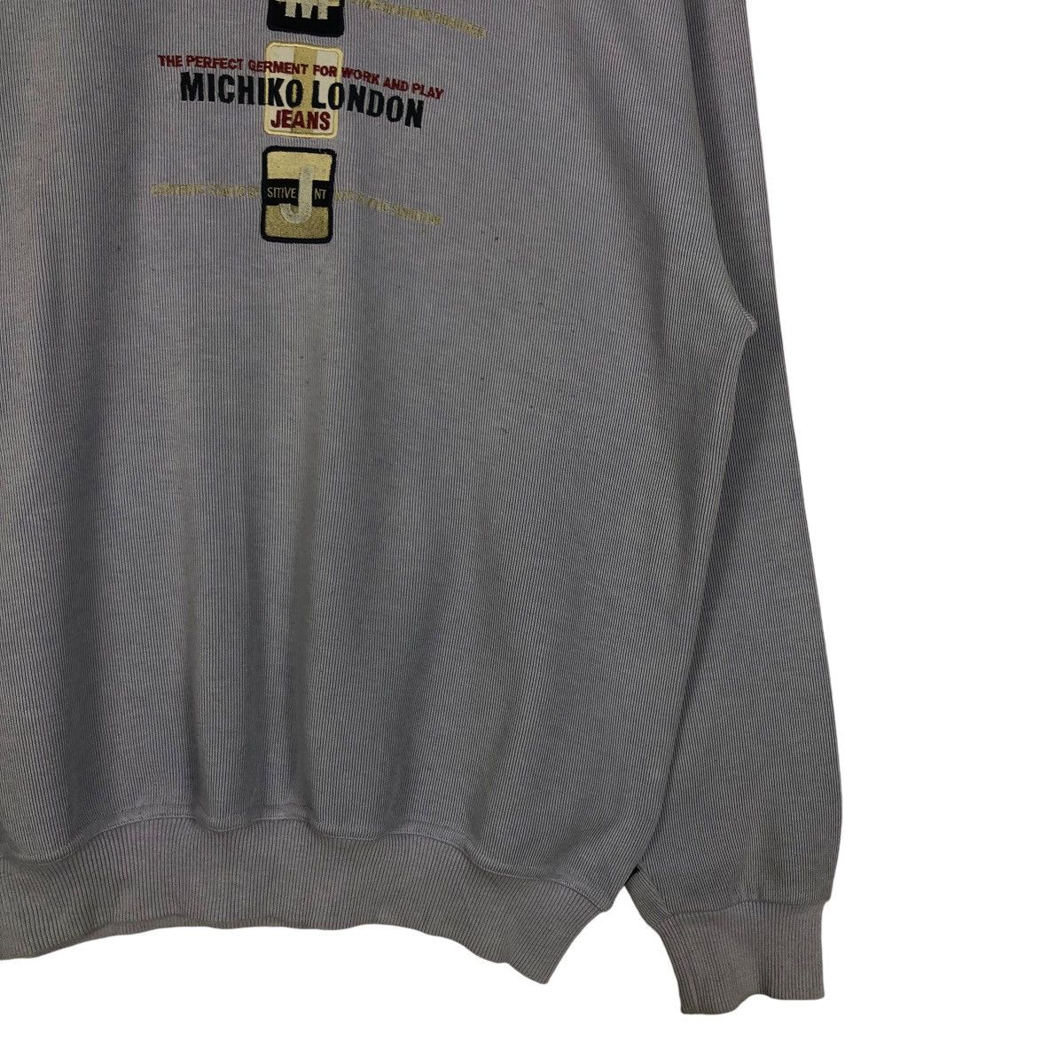 Japanese Brand × Vintage Vtg Sweatshirt Crewneck Michiko London Jean Embroidered Big Size US M / EU 48-50 / 2 - 6 Thumbnail