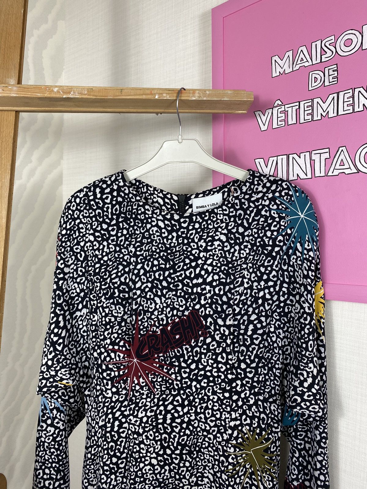 BIMBA Y LOLA Bimba Y Lola Pop Art Leopard Dress Size S / US 4 / IT 40 - 4 Thumbnail