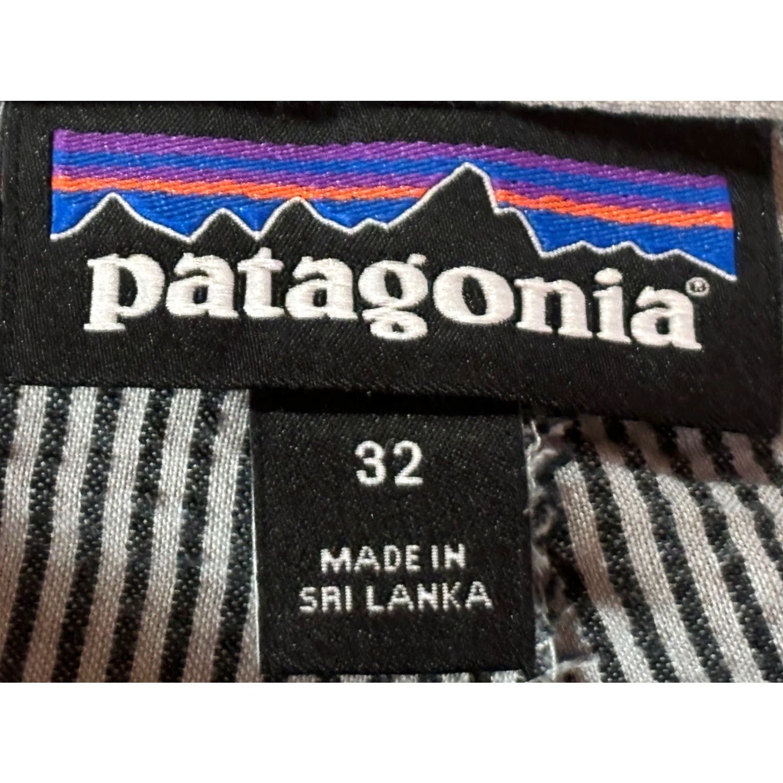 Patagonia Patagonia Mens Shorts Seersucker Poly Organic Cotton Blend Stripe Size 32 Size US 32 / EU 48 - 5 Thumbnail