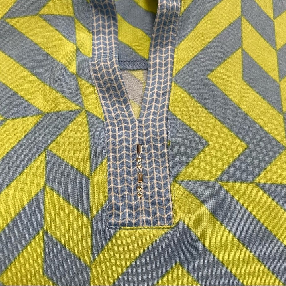 Other Sport Haley Golf Chevron Blue Yellow Shirt Size S Size S / US 4 / IT 40 - 8 Thumbnail