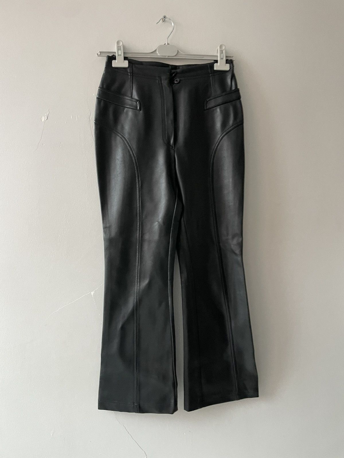 Vintage Vintage leather trousers Size 26" / US 2 / IT 38 - 7 Thumbnail