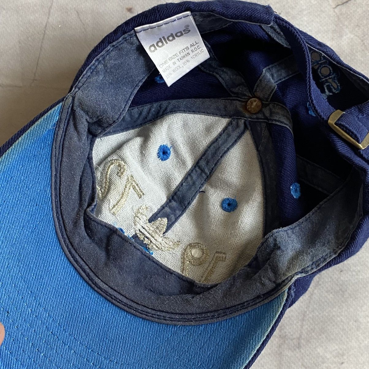 Adidas × Nike × Vintage 90s Vintage Adidas Embroidered 1972 Logo Cap Hat Y2K Size ONE SIZE - 7 Thumbnail