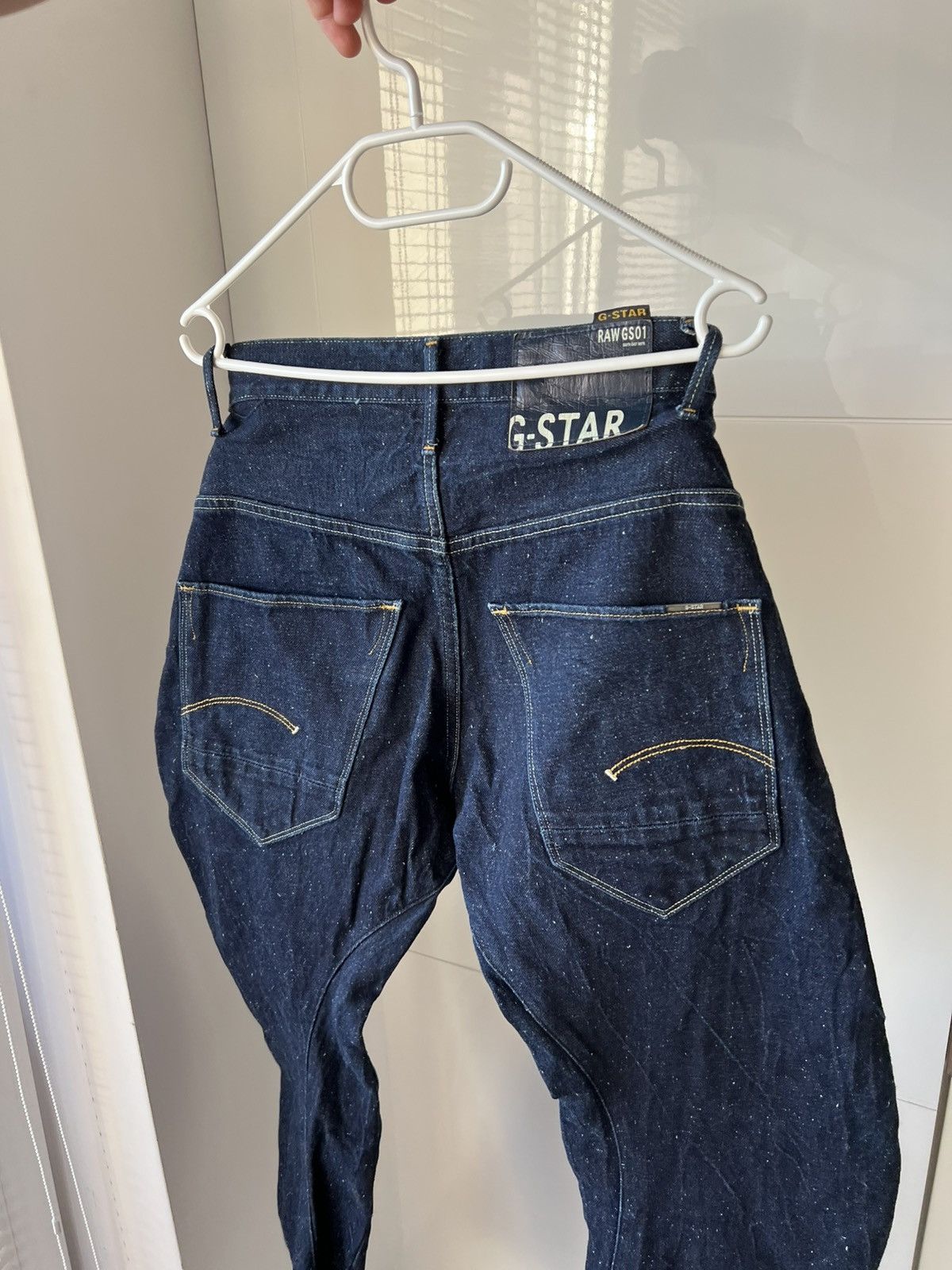 G-Star Y2K G-Star Raw ARC 3D Loose Tapered Braces Opium 03301 Jeans Size US 30 / EU 46 - 9 Thumbnail