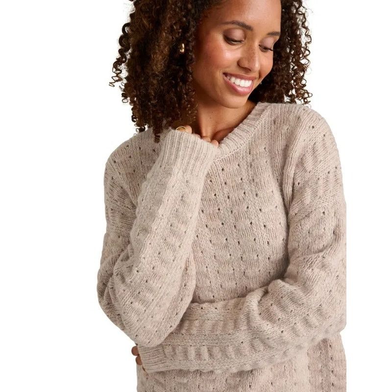 Splendid Splendid Women Brown Wool Blend Knit Candace Sweater Size S Size S / US 4 / IT 40 - 2 Thumbnail