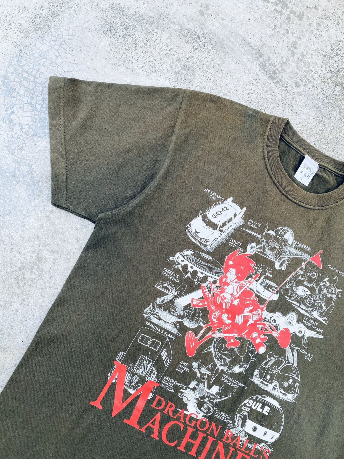 Japanese Brand vintage Anime Dragon Balls Machine Sun Faded Tees Size US L / EU 52-54 / 3 - 4 Thumbnail