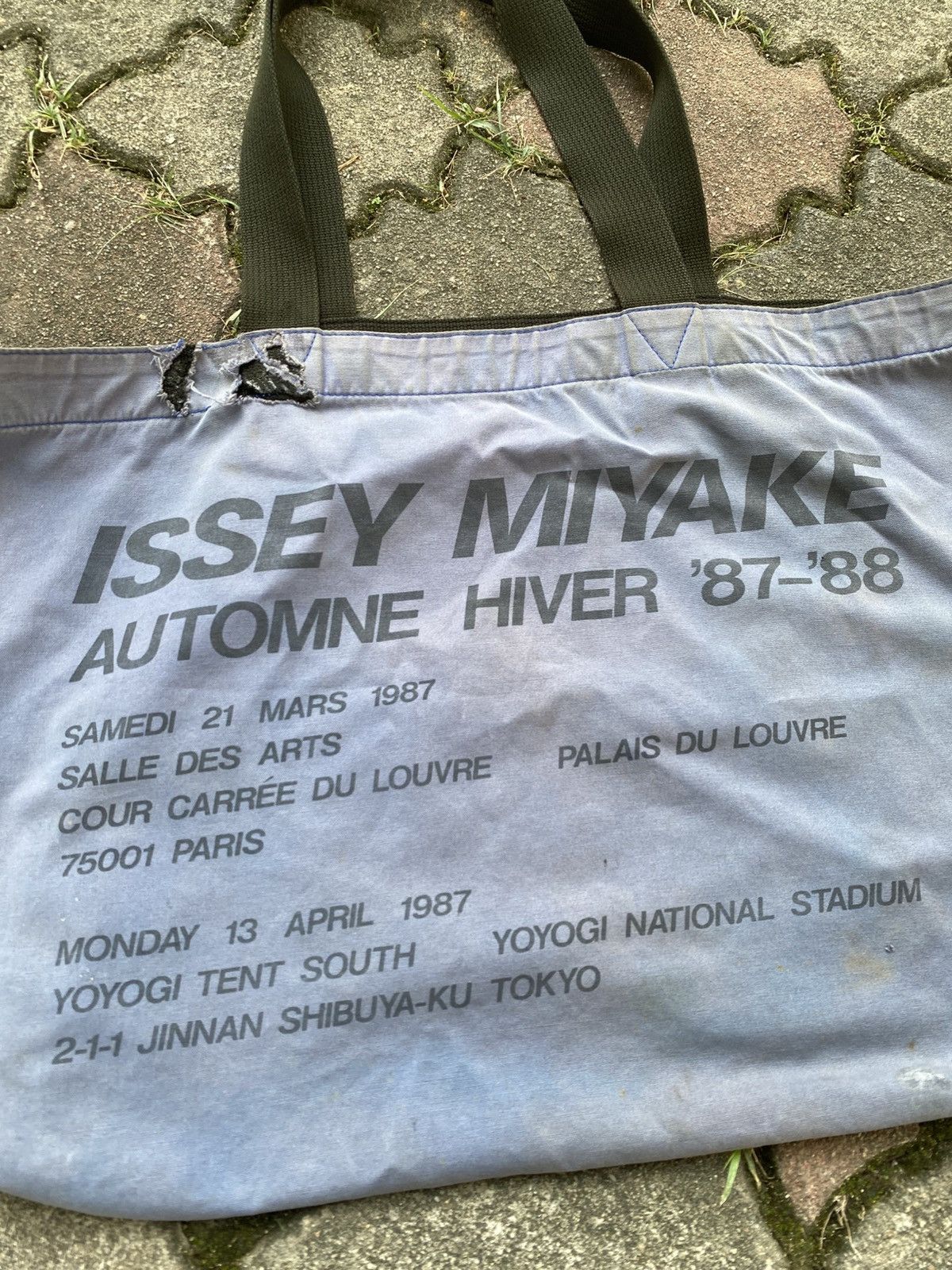 Issey Miyake AW87 Issey Miyake Tote Bag Limited Release Paris Tokyo Size ONE SIZE - 3 Thumbnail