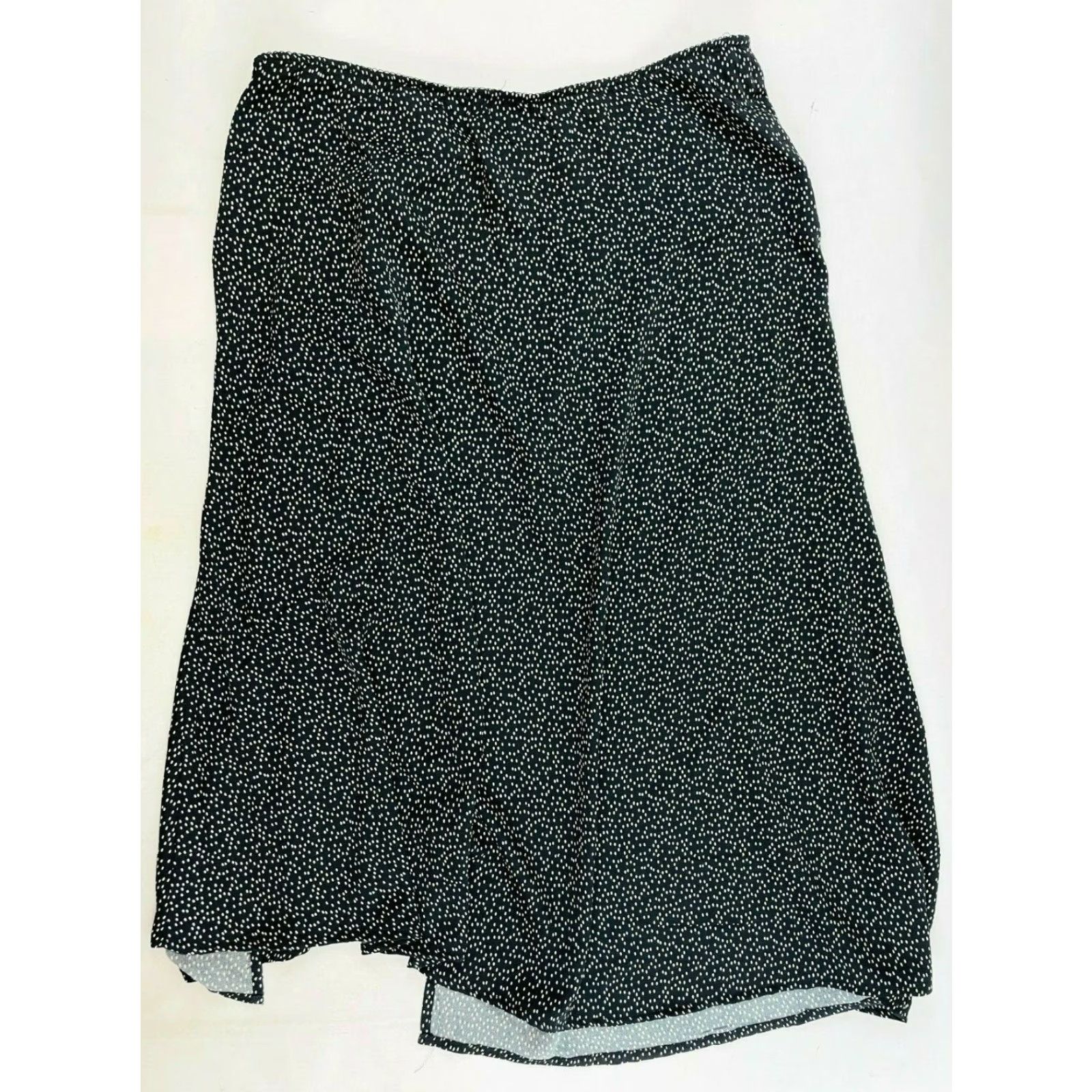 Laundry by Shelli Segal Laundry by Shelli Segal Skirt Women's Large Black White Polka Dots Midi A-Line NWT Free Return Mens? Wait no gender. Size 36" / US 14 / IT 50 - 2 Thumbnail