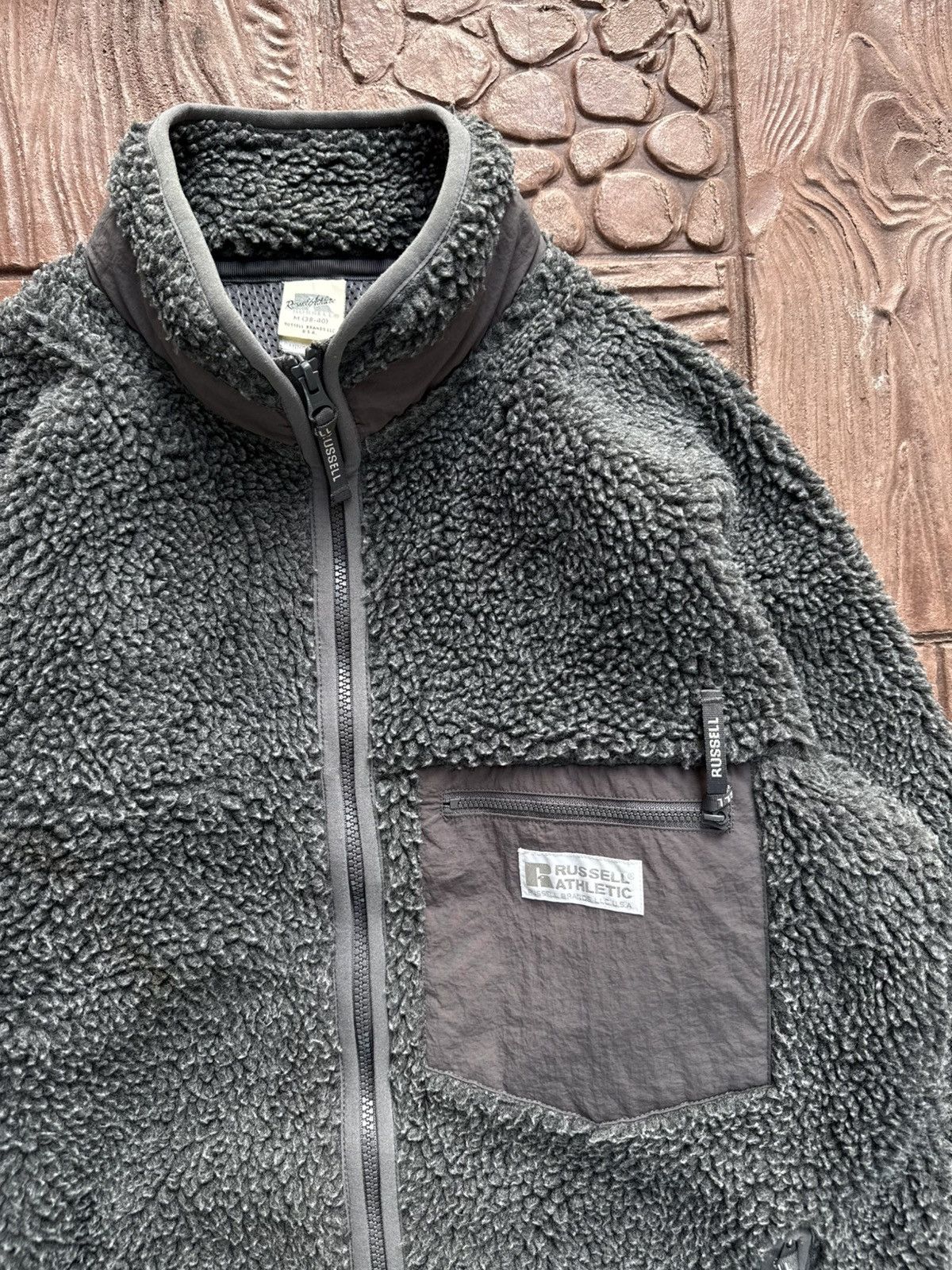 Beams Plus 💥ARCHIVE💥 Russell Athletic x BEAMS Deep Pile Fleece Jacket Size US M / EU 48-50 / 2 - 2 Thumbnail