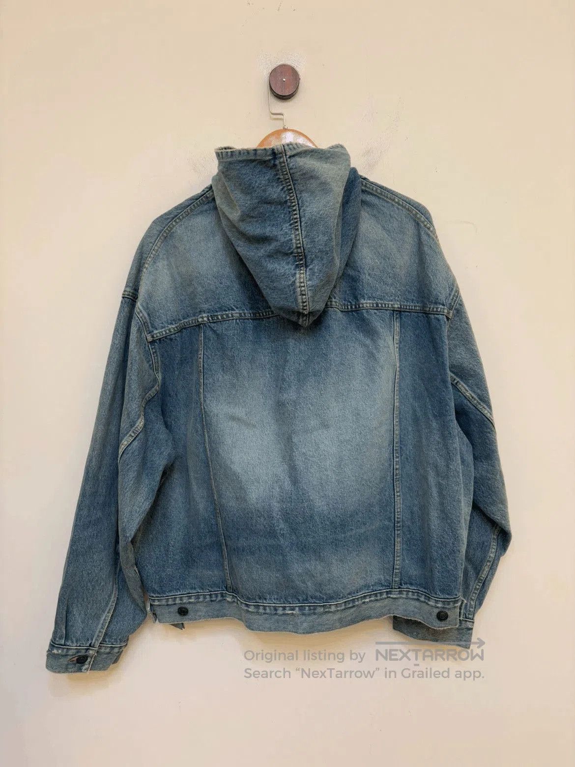 Balenciaga Sz 2 Balenciaga Pull-over Hoodie Denim Jacket. Size US M / EU 48-50 / 2 - 6 Thumbnail