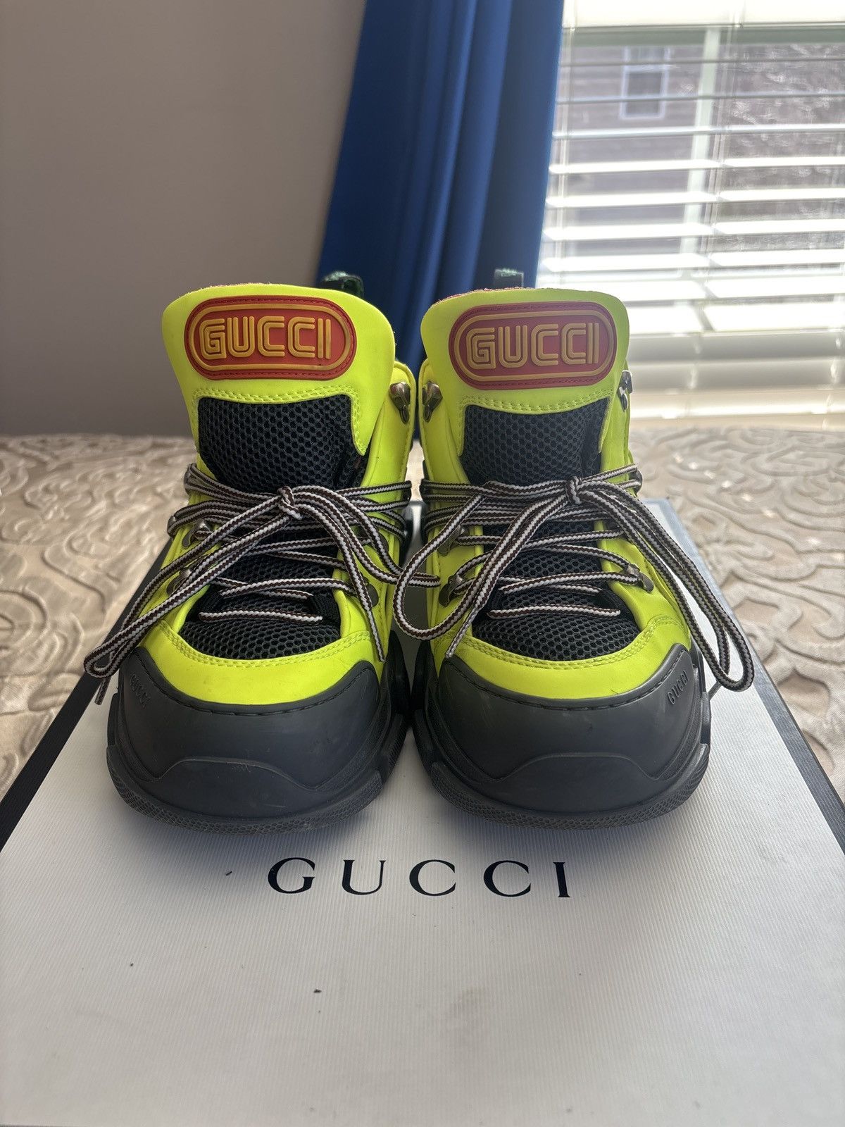 Gucci Gucci Flashtrek leather low trainers Size US 8 / EU 41 - 1 Thumbnail