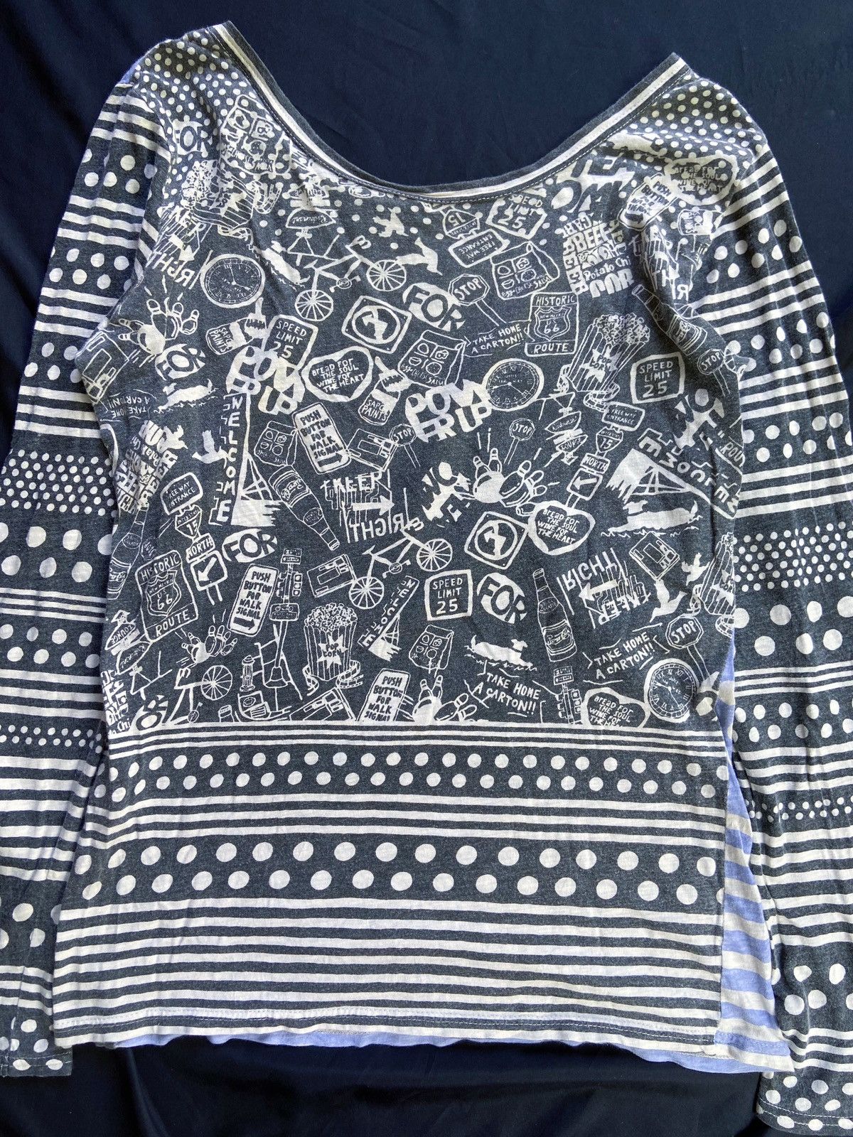 Beauty Beast × Hysteric Glamour × Japanese Brand 🌸CUBE SUGAR SOLENDID CITY SCAPE LONG SLEEVE Size US M / EU 48-50 / 2 - 12 Thumbnail