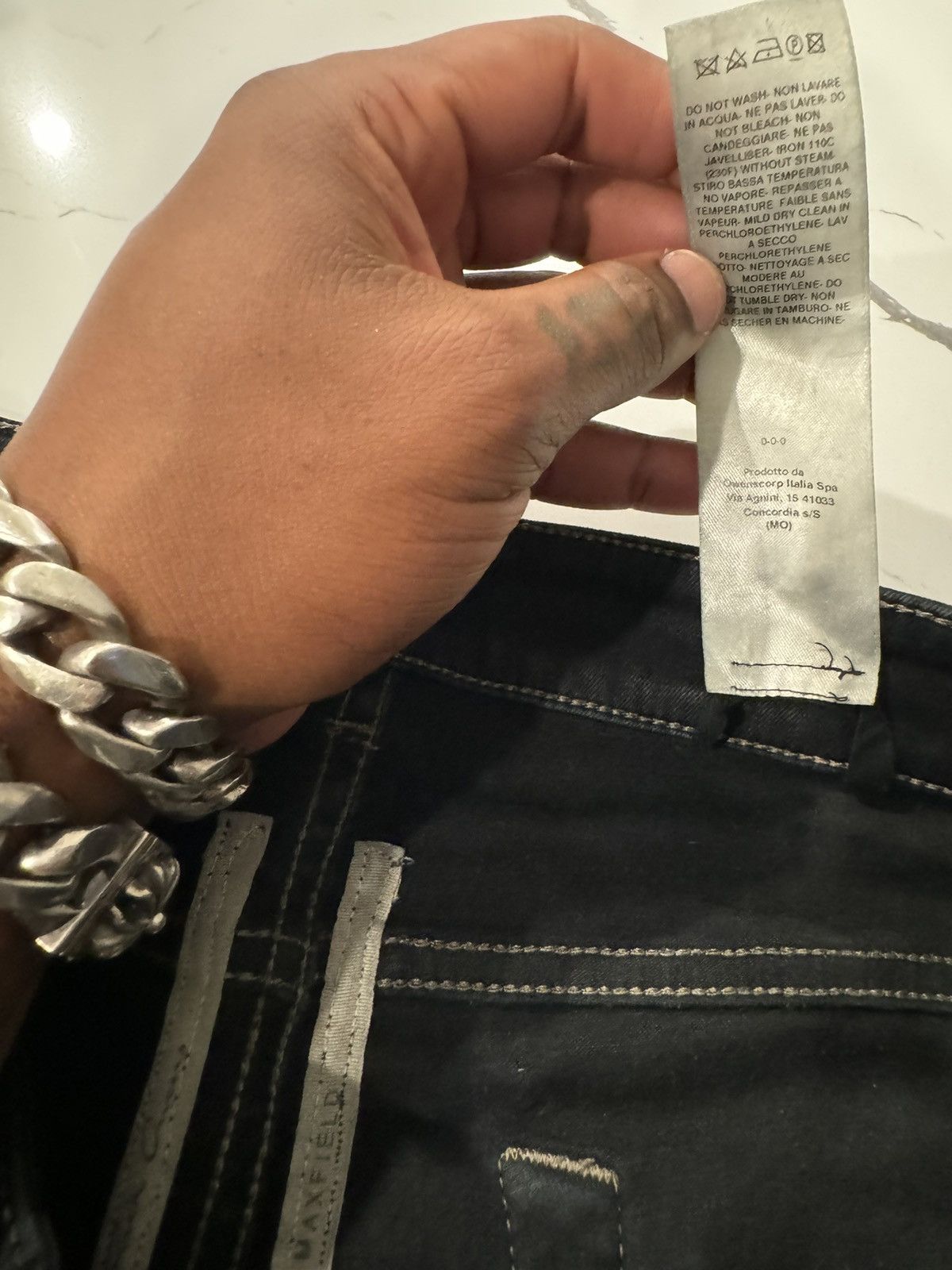 Rick Owens RARE RICK OWENS X SWAMPGOD DENIM Size US 34 / EU 50 - 9 Thumbnail