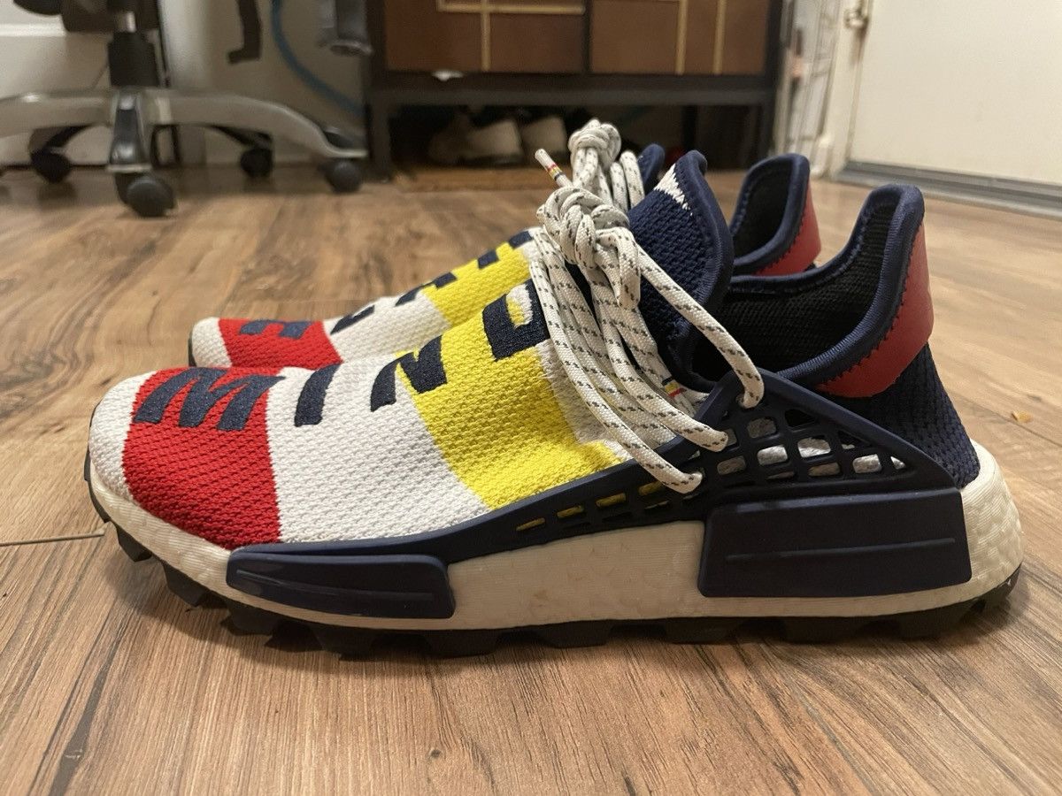 Adidas Pharrell x BBC x NMD Human Race Trail “BBC” Size US 9.5 / EU 42-43 - 3 Thumbnail