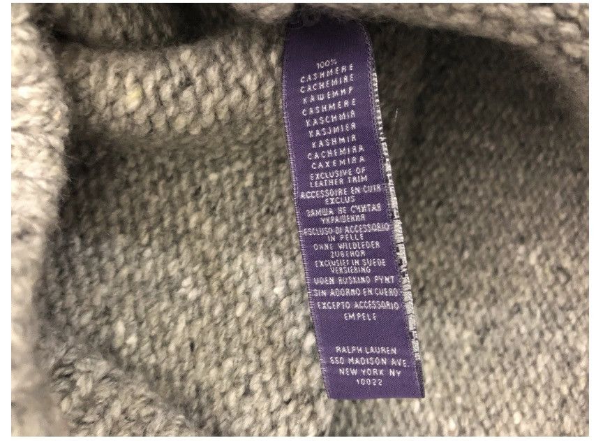 Ralph Lauren Purple Label RLPL 🇮🇹 grey cashmere Nebuchadnezzar button sweater M NEW Size US M / EU 48-50 / 2 - 13 Thumbnail