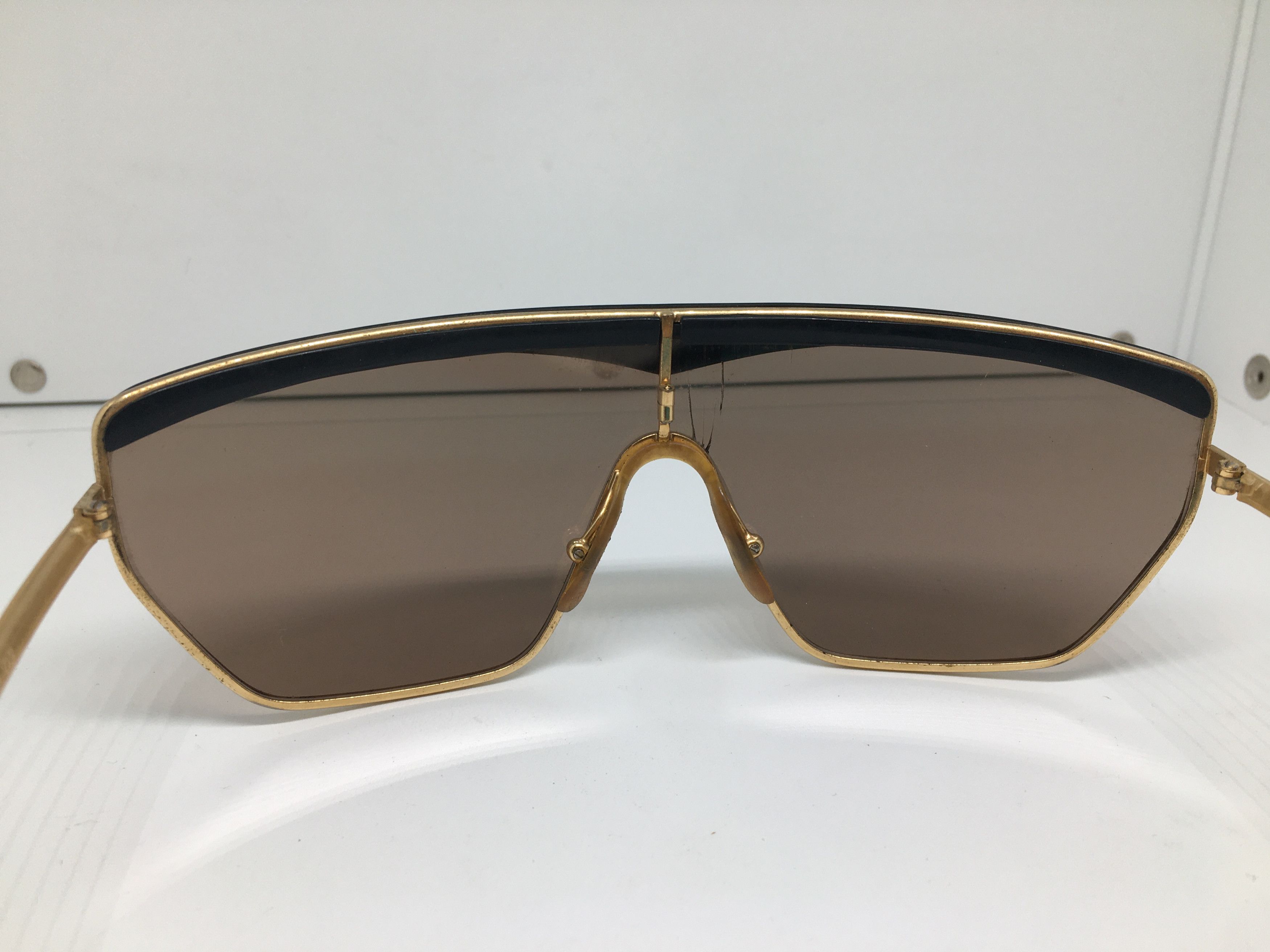 Vintage Vintage HELENA RUBINSTEIN HR 9-03 Oversize Sunglasses France Size ONE SIZE - 5 Thumbnail