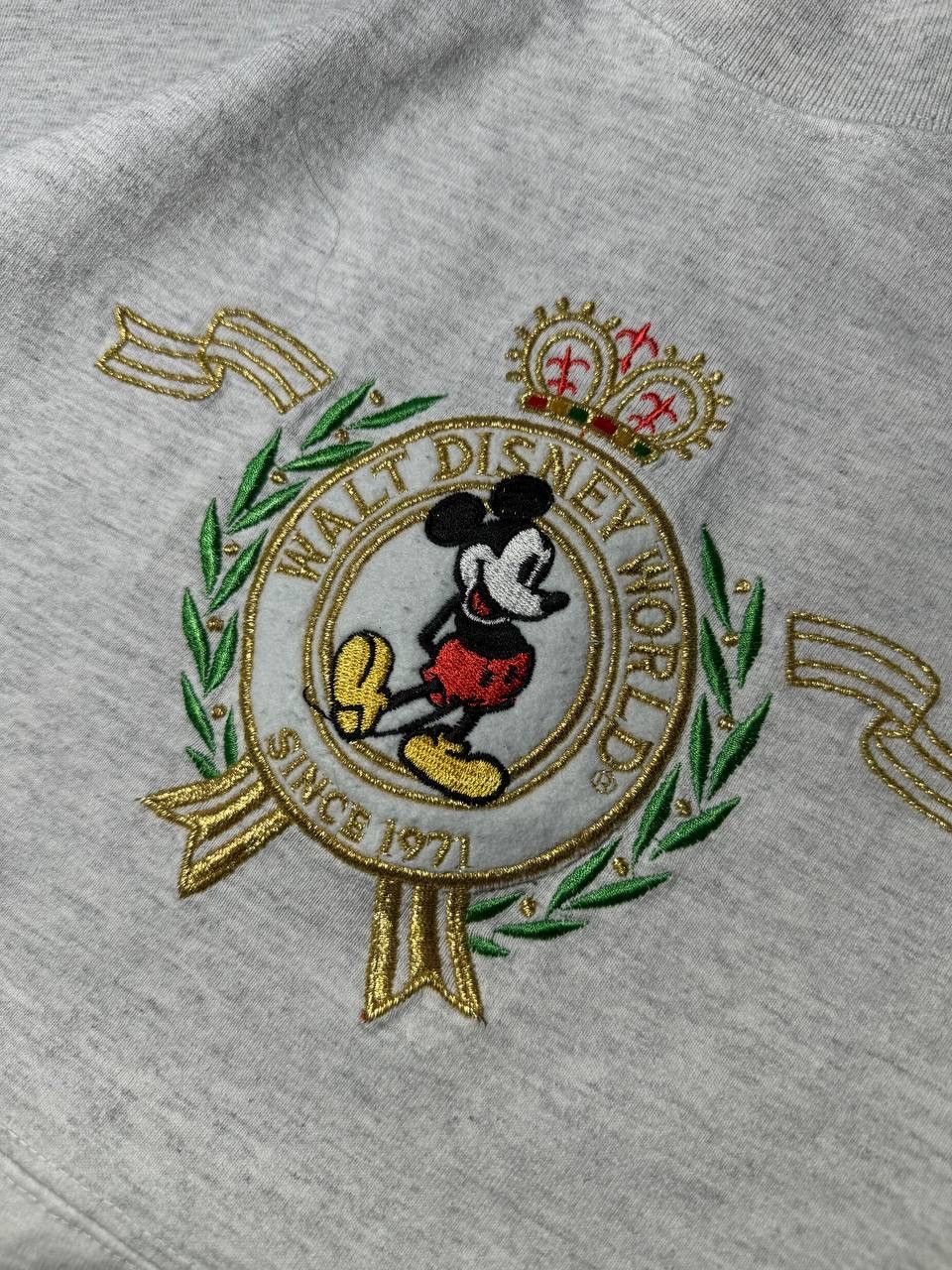 Disney × Mickey Mouse × Vintage Vintage Disney Mickey Mouse 90s T-shirt Embroidered Logo Size US XL / EU 56 / 4 - 7 Thumbnail