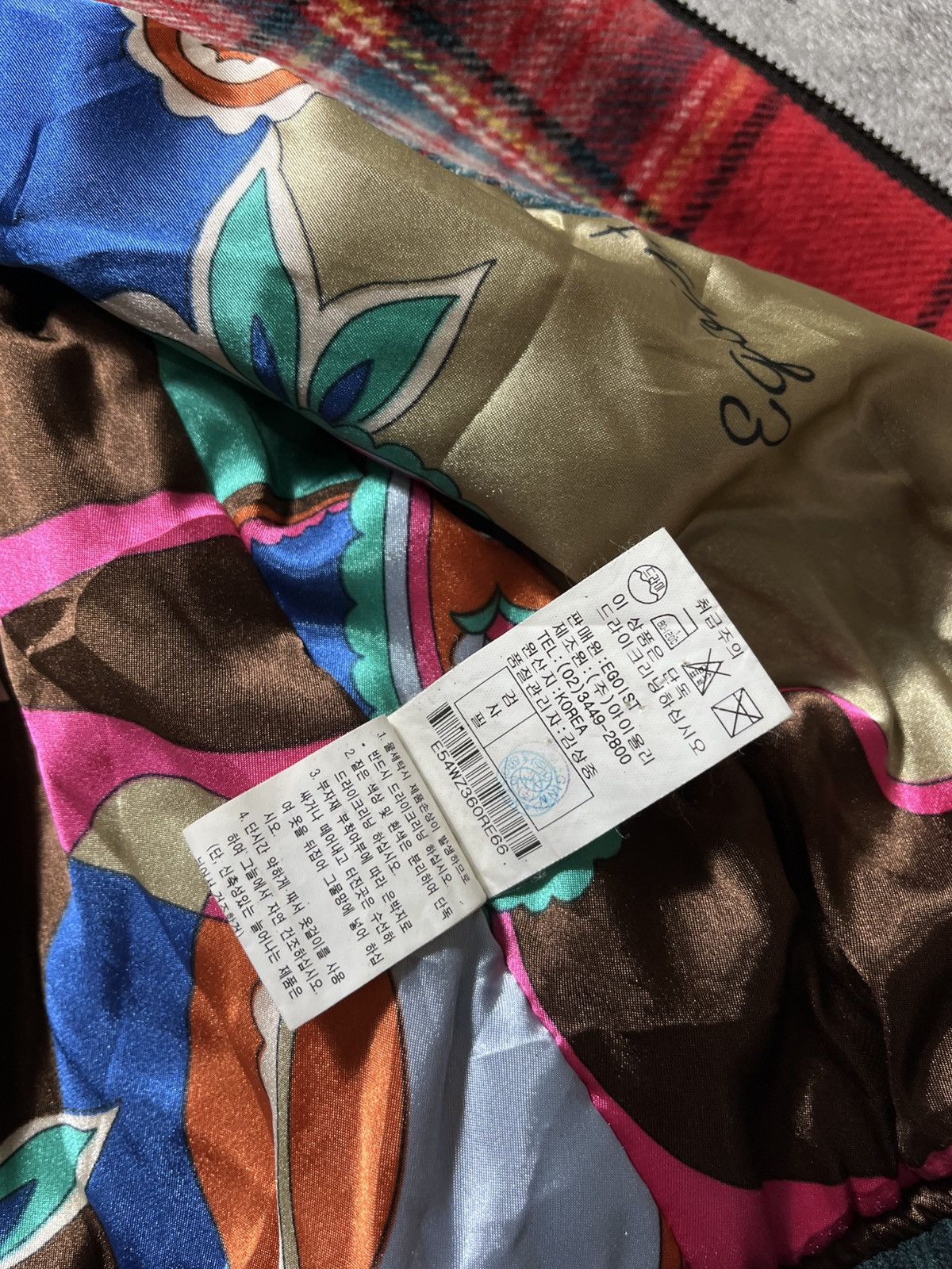 Japanese Brand ‼️SOLD‼️Egoist y2k Plaid Fur Jacket Size M / US 6-8 / IT 42-44 - 10 Thumbnail