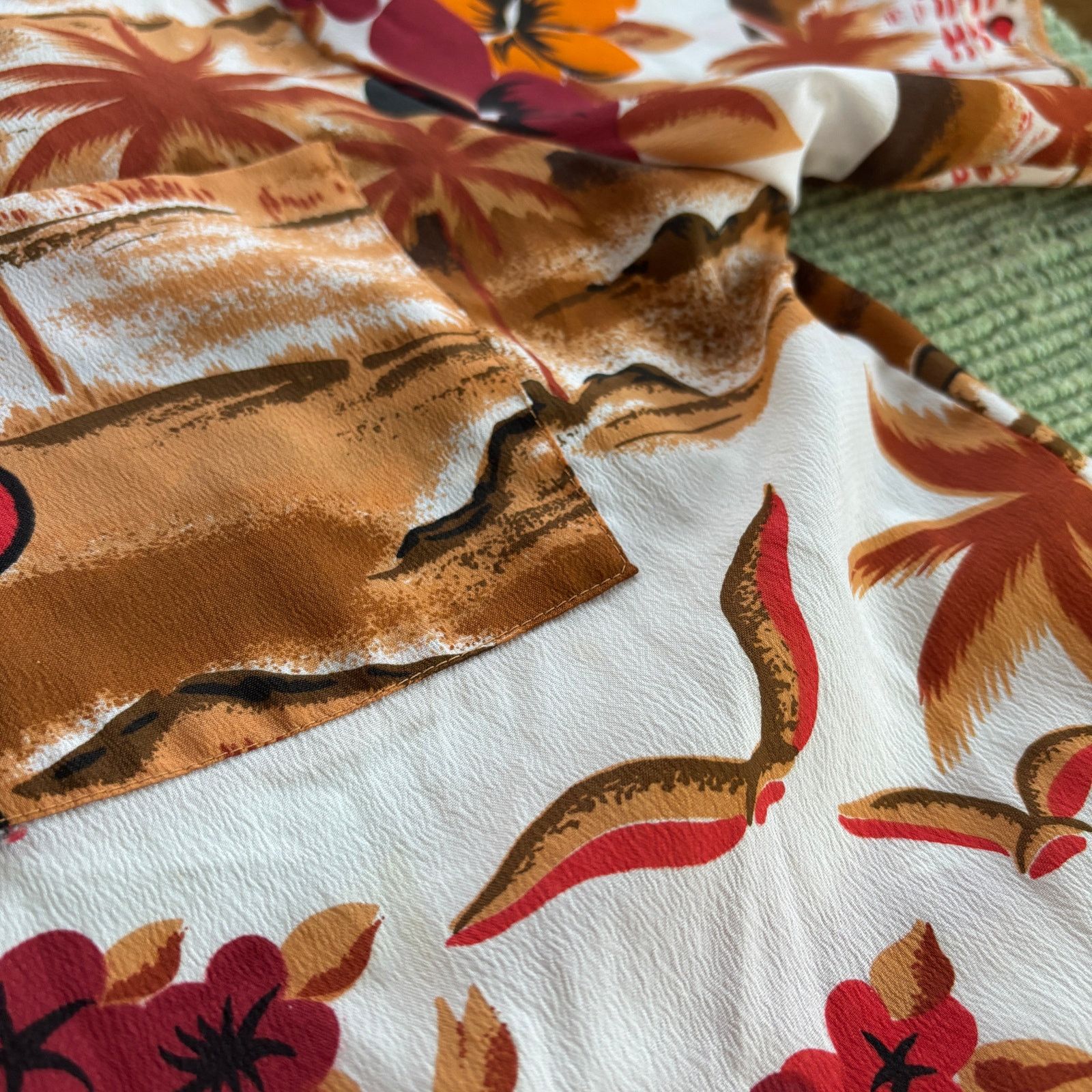 Vintage Vintage 70s VanCort Hawaiian Shirt Sz S (Fits M/L) As-IS Size US M / EU 48-50 / 2 - 6 Thumbnail