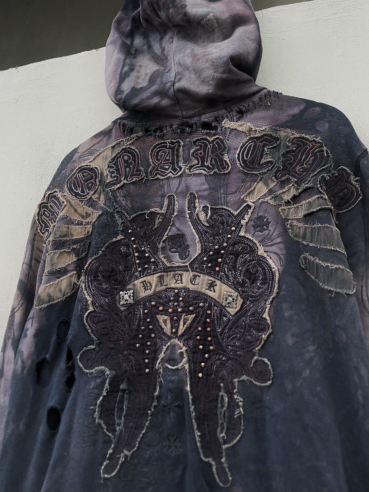 Seditionaries Crazy Distressed Monarchy Hoodie Grunge Seditionaries Size US M / EU 48-50 / 2 - 12 Thumbnail