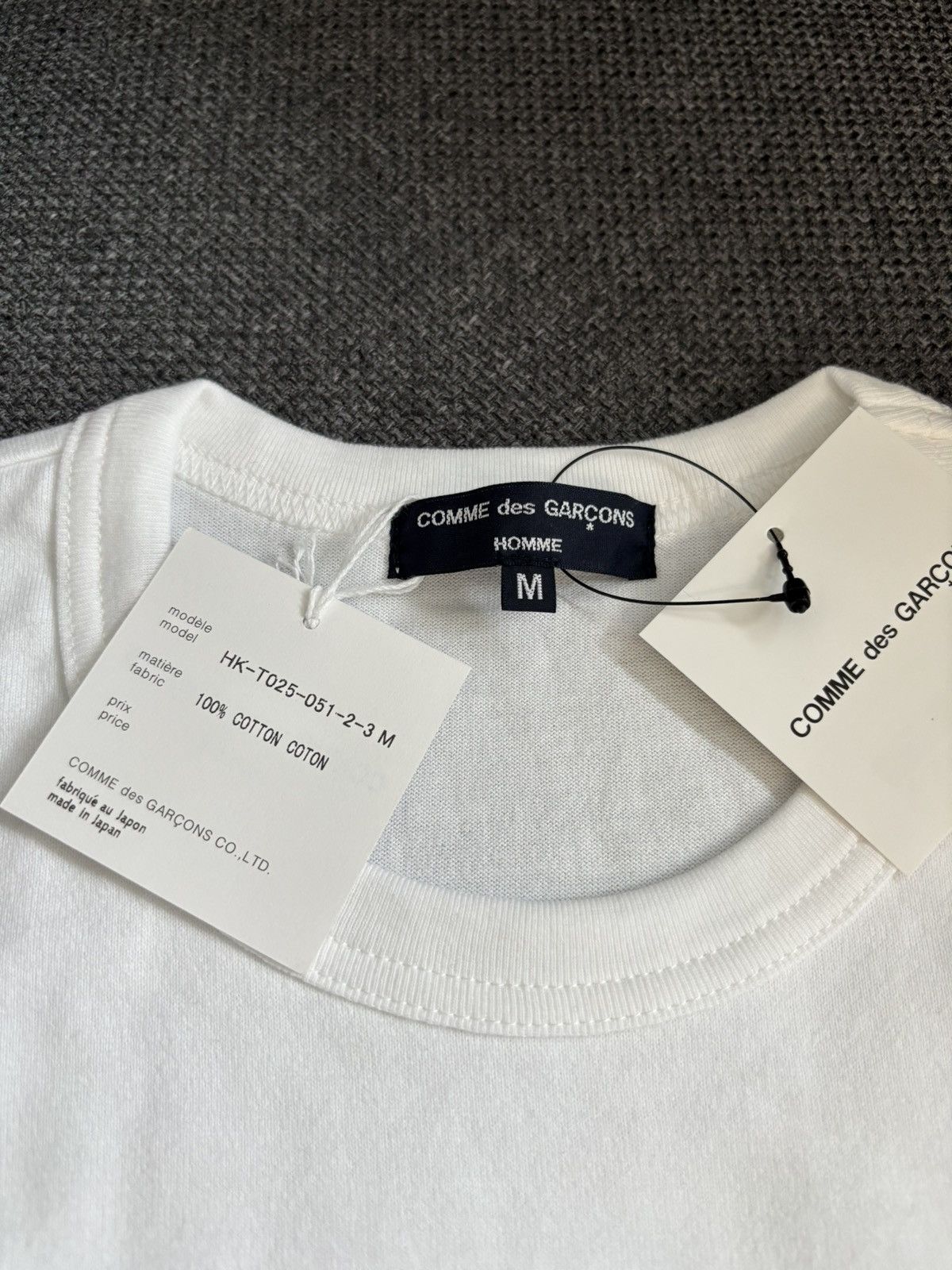 Comme des Garcons Homme Comme Des Garcons Homme Logo T-Shirt Size US M / EU 48-50 / 2 - 3 Thumbnail