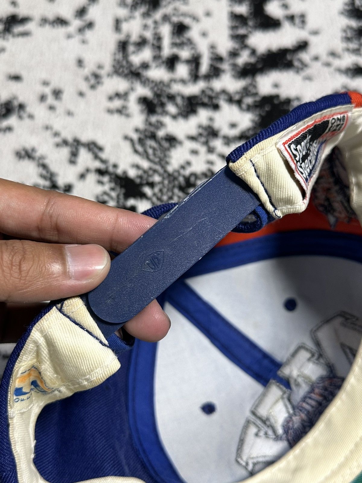Sports Specialties Vintage 90s NBA New York Knicks Backscrip Hat Size ONE SIZE - 10 Thumbnail
