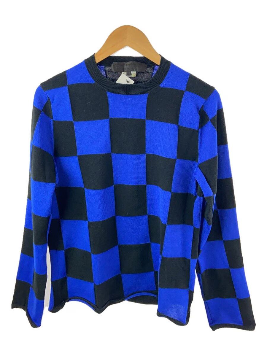 Comme des Garcons × Comme des Garcons Homme Plus Check Pattern Knit Sweater Size US S / EU 44-46 / 1 - 1 Thumbnail