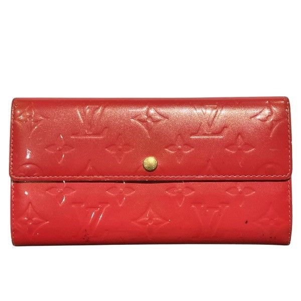 Louis Vuitton Louis Vuitton Portefeuille Sarah Vernis Long Wallet Leather Long Wallet M9140F DUTY FREE for USA