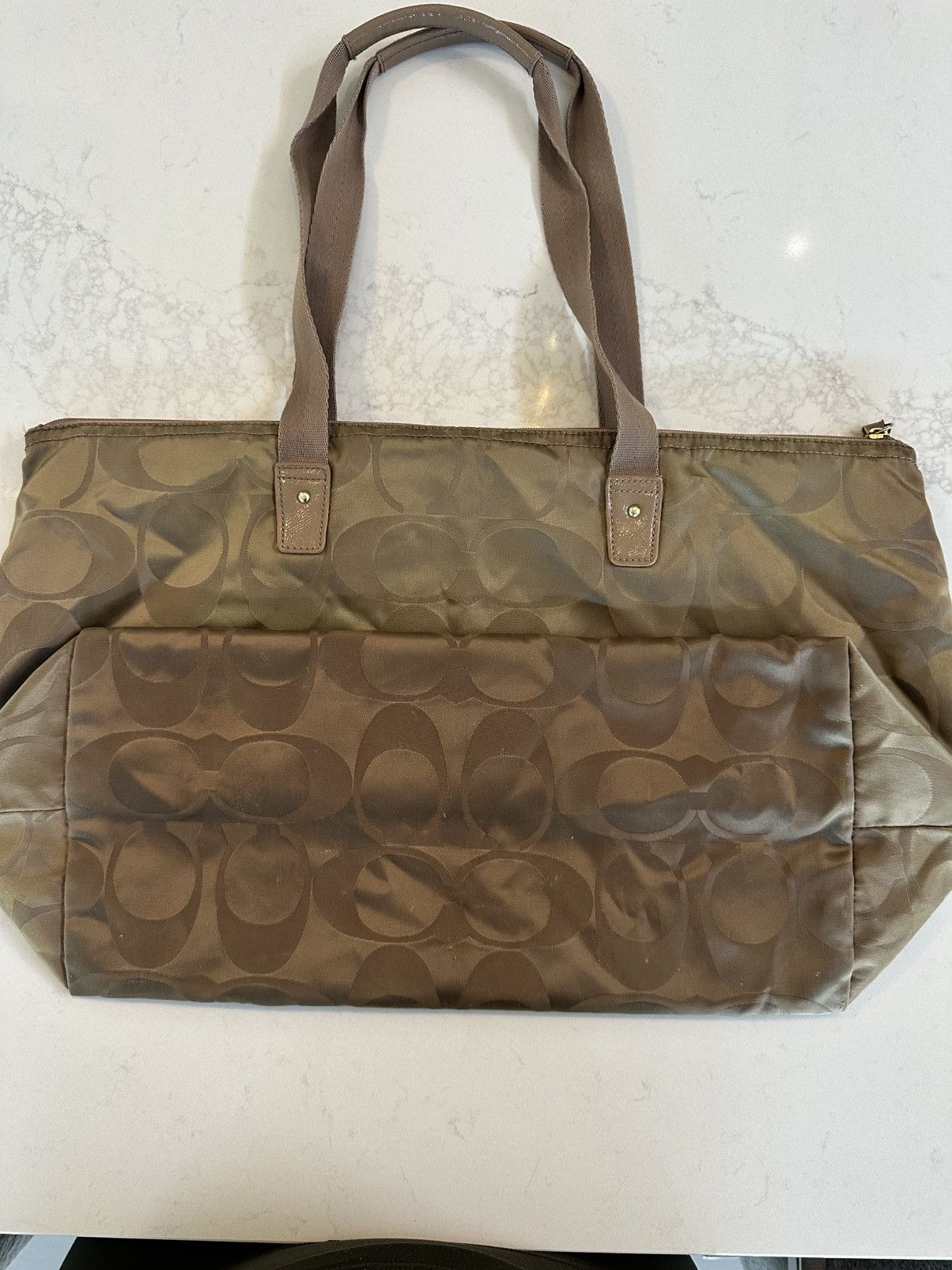 Coach Coach Getaway Signature Nylon Weekender Tote Bag Pouch Set Size ONE SIZE - 3 Thumbnail