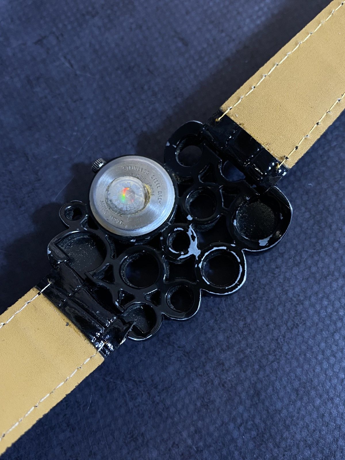 Japanese Brand Futuristic Watch with Leather Strap Japanese Brand Size ONE SIZE - 10 Thumbnail