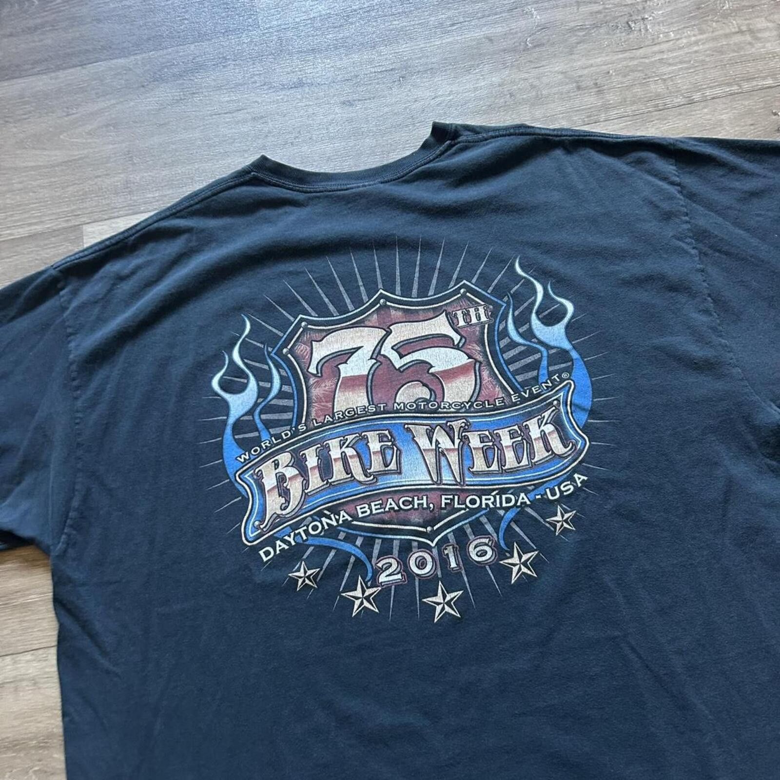 Other Sick y2k Daytona Beach Bike Week black t-shirt Size XXL Size US XXL / EU 58 / 5 - 2 Thumbnail