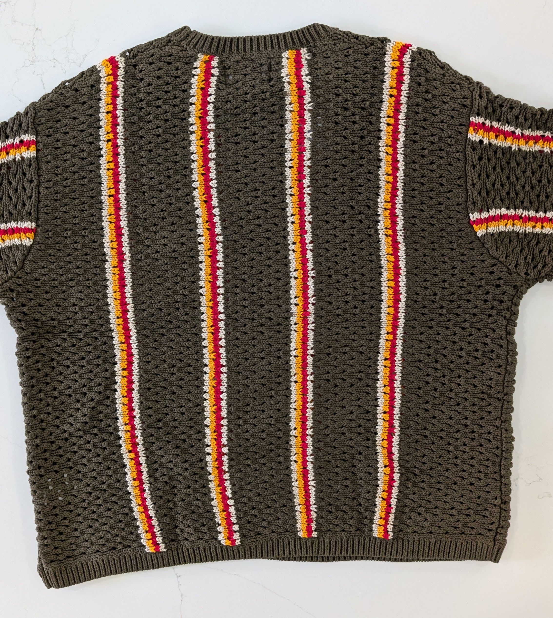 Patta × Stussy STUSSY x PATTA Loose Gauge Stripe Pullover Medum Size US M / EU 48-50 / 2 - 2 Thumbnail