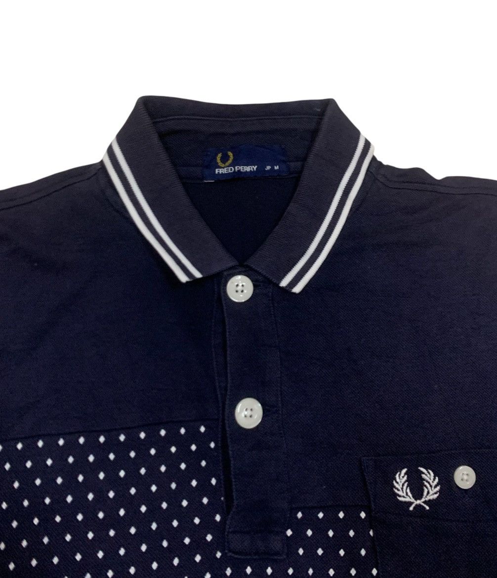 Fred Perry Fred Perry Polka Dot Polo Made In Japan Size US M / EU 48-50 / 2 - 3 Thumbnail